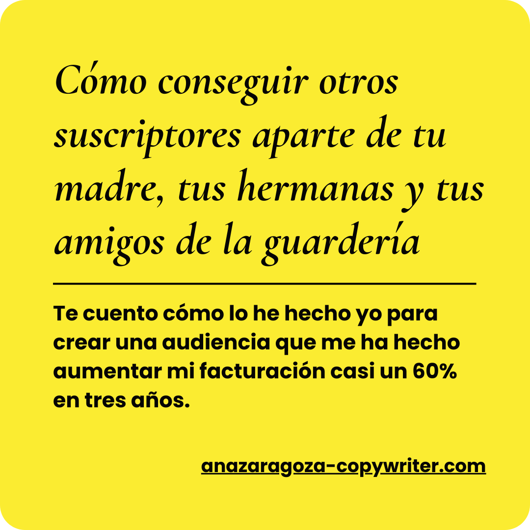 Cómo Conseguir Otros Suscriptores Además De Tu Madre, Tus Hermanas Y Tus Amigos De La Guardería