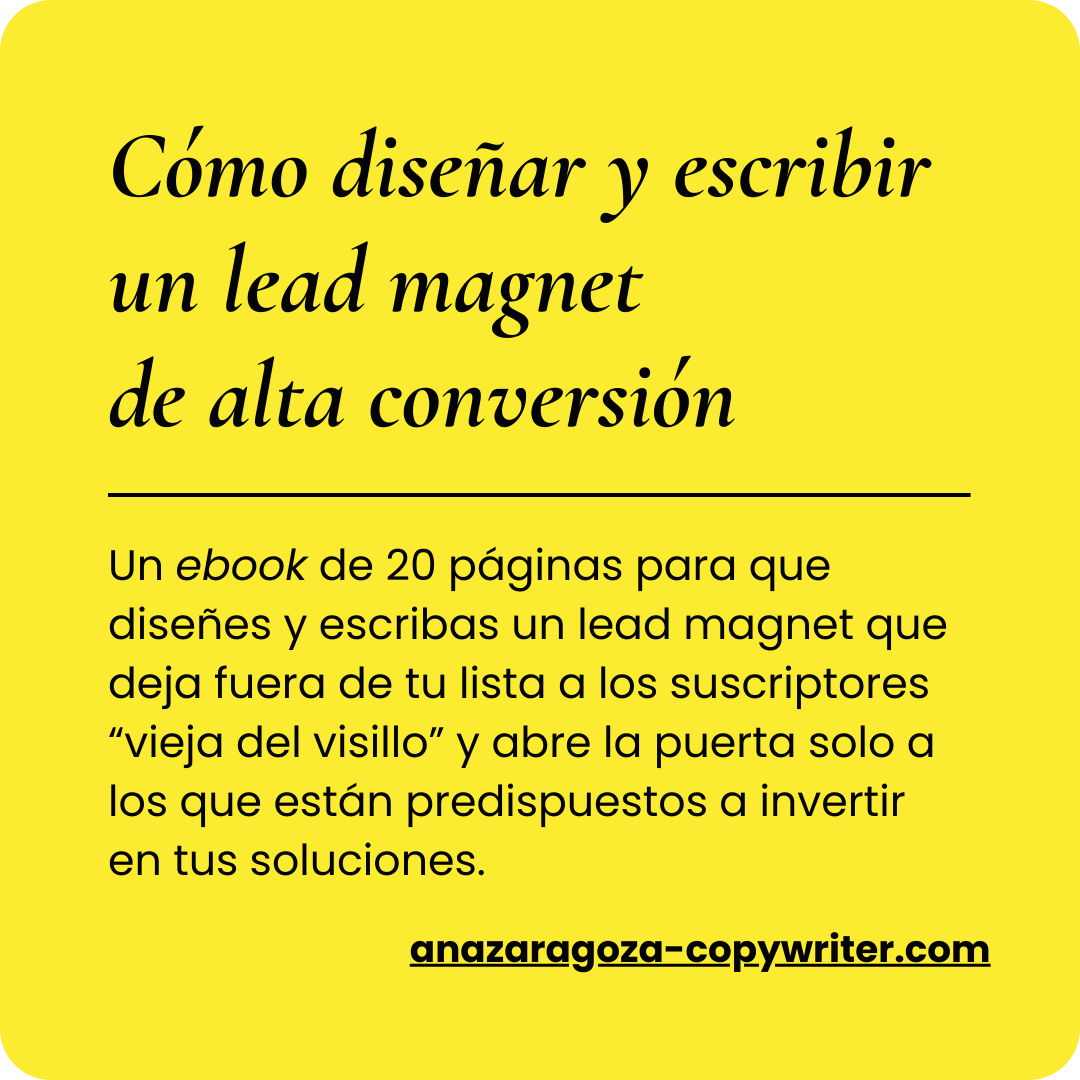 Cómo Diseñar Un Lead Magnet De Alta Conversión (que consigue futuros compradores, no suscriptores)