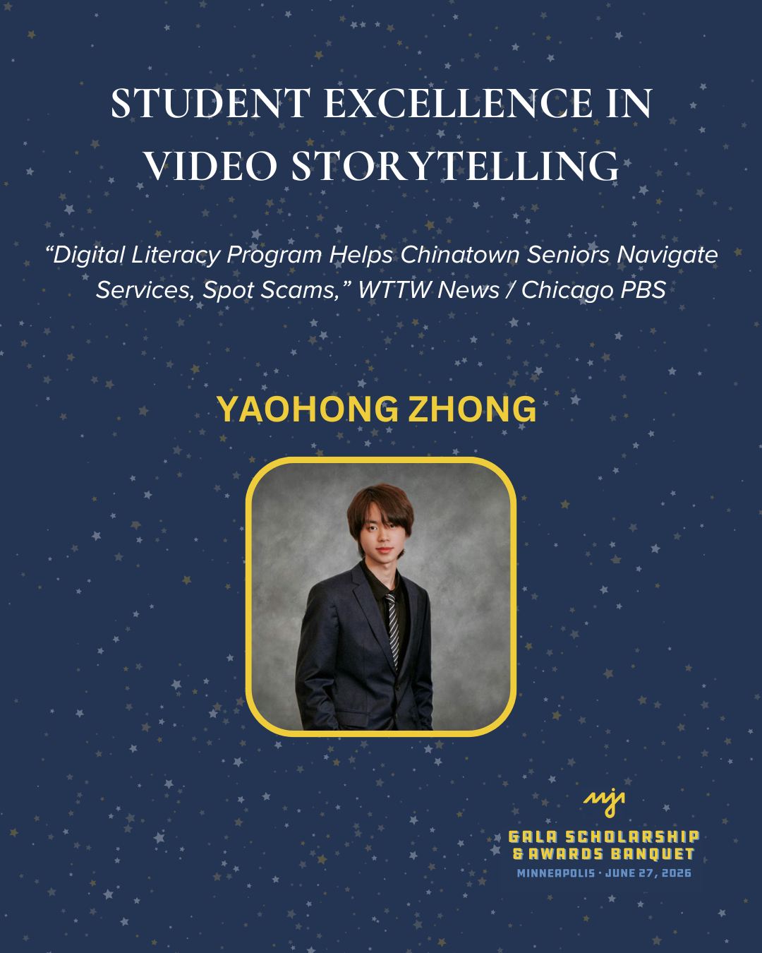 Student Excellence in Video Storytelling