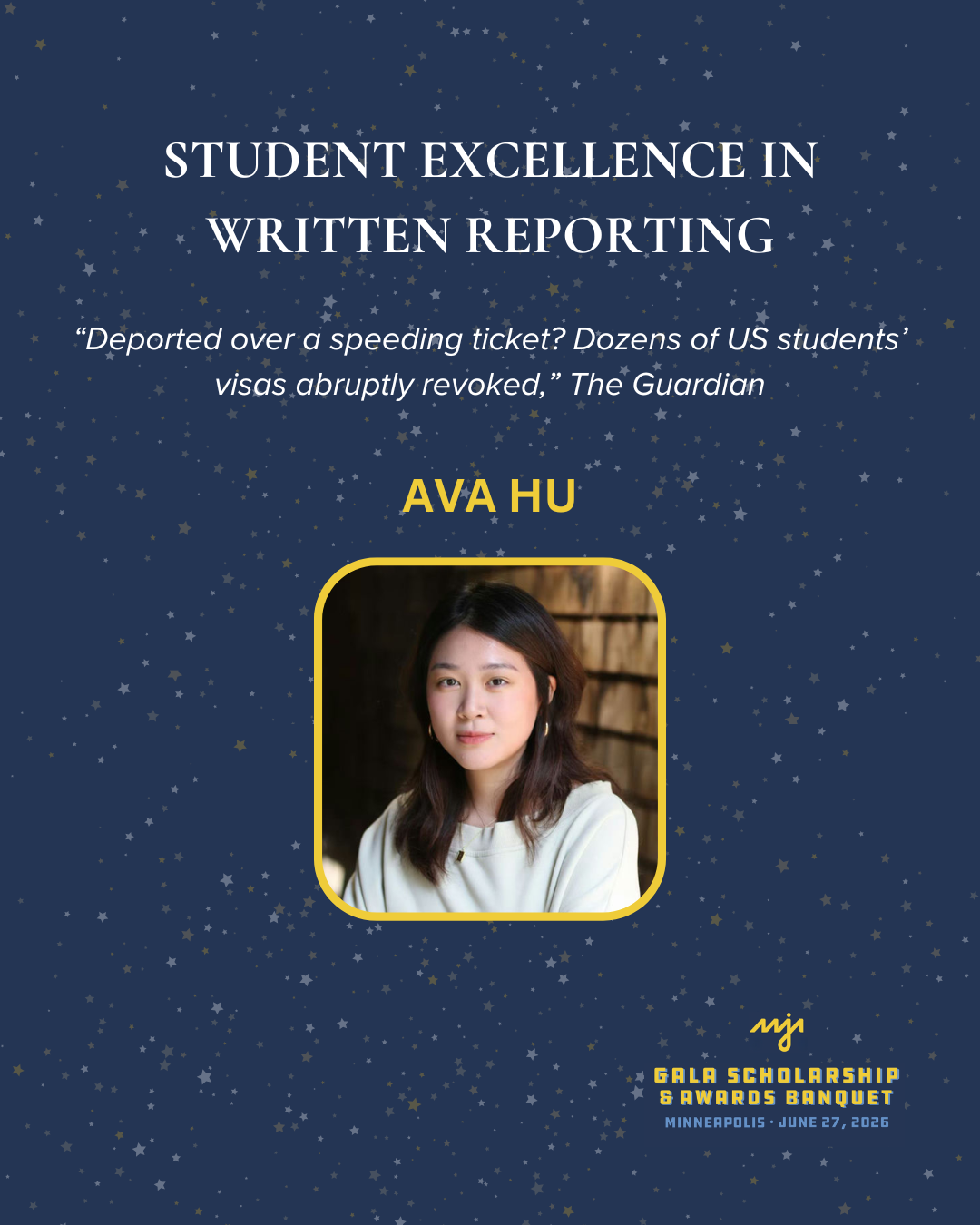 Student Excellence in Written Reporting