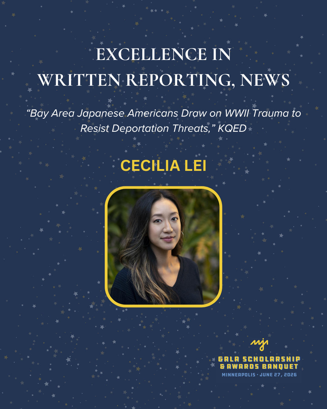 Excellence in Written Reporting, News