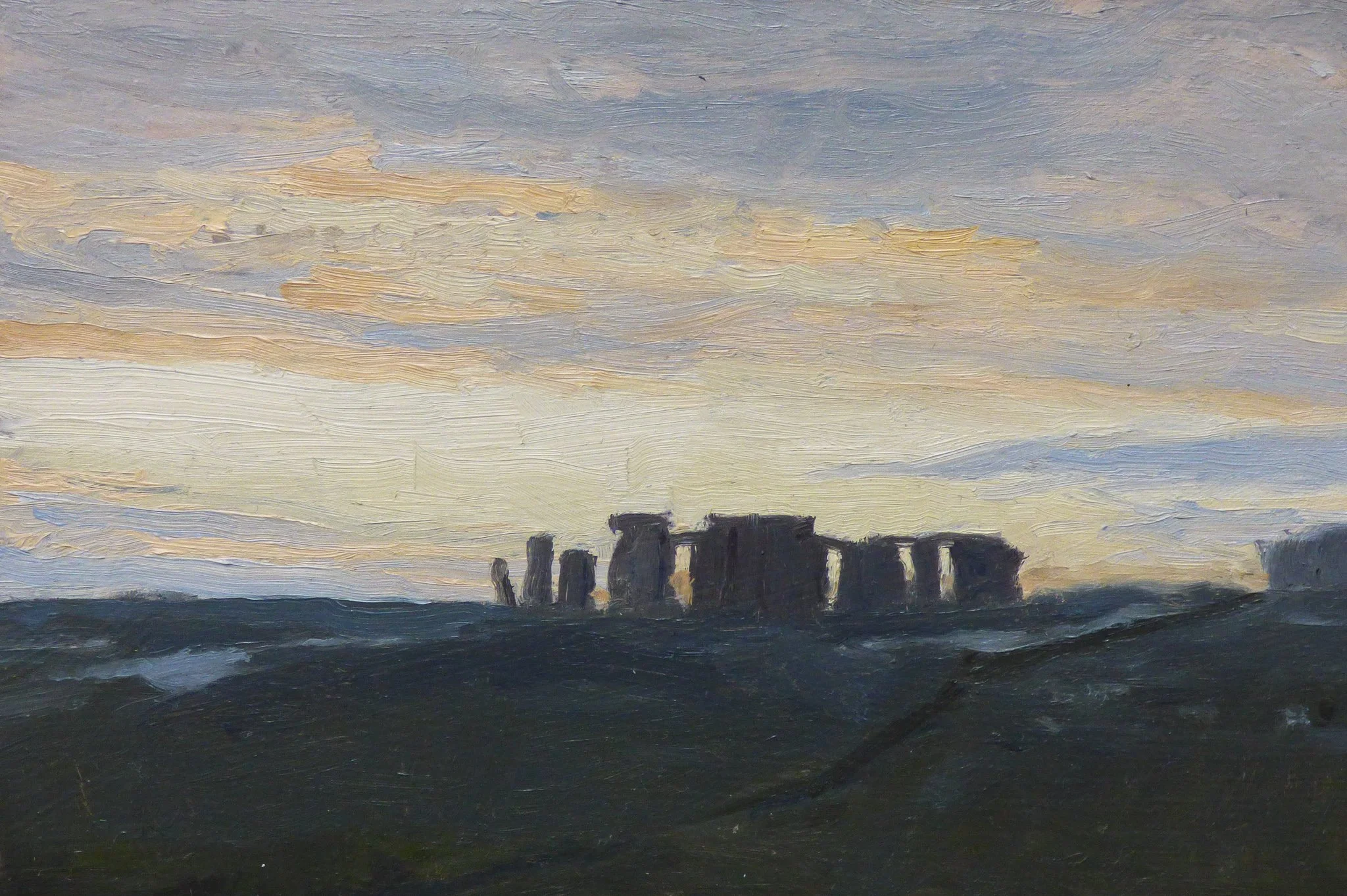 Stonehenge Study - 10 x 15 cm - Oil on Board - 2025 - SOLD