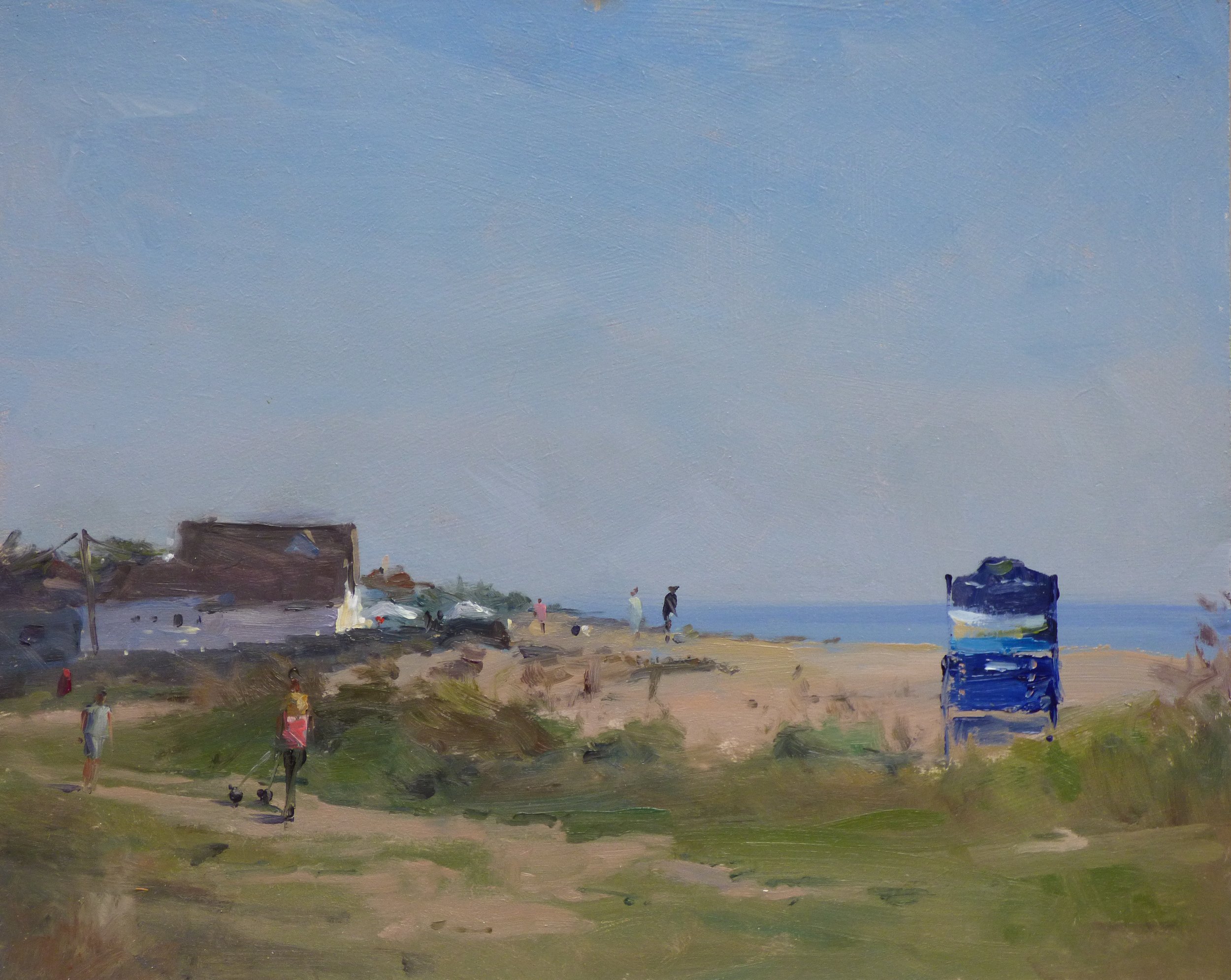 Bluebird - 2021 - 24 x 30 cm - Oil on Board - £450