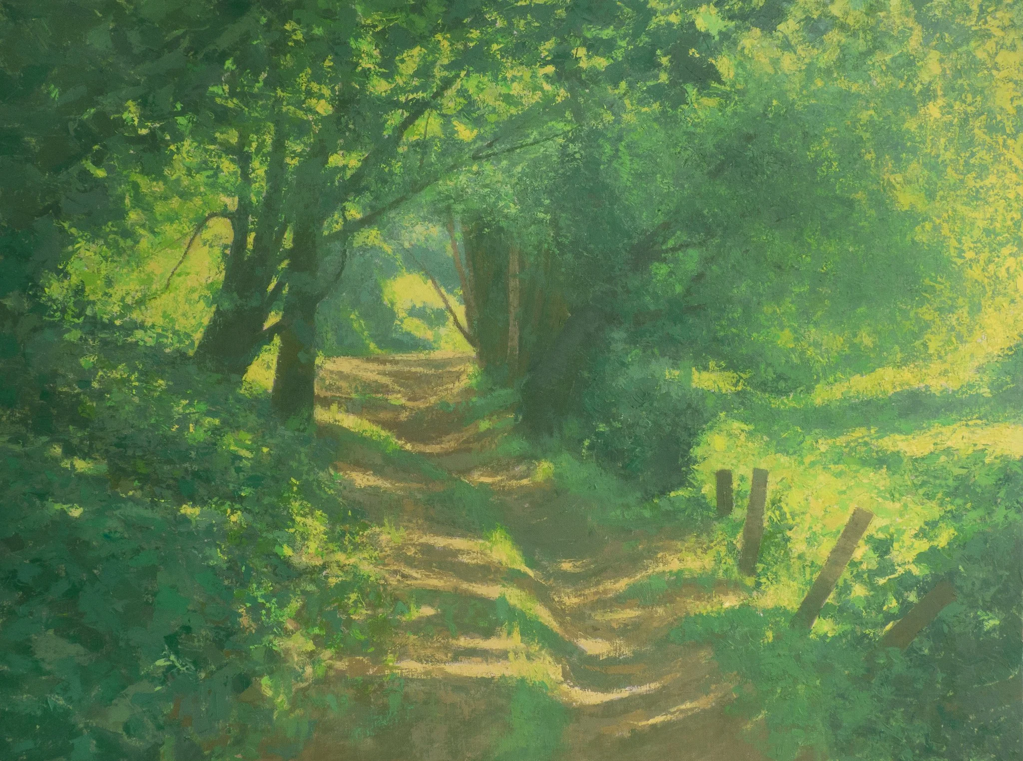 Green Path - 76 x 102 cm - 2026 - SOLD