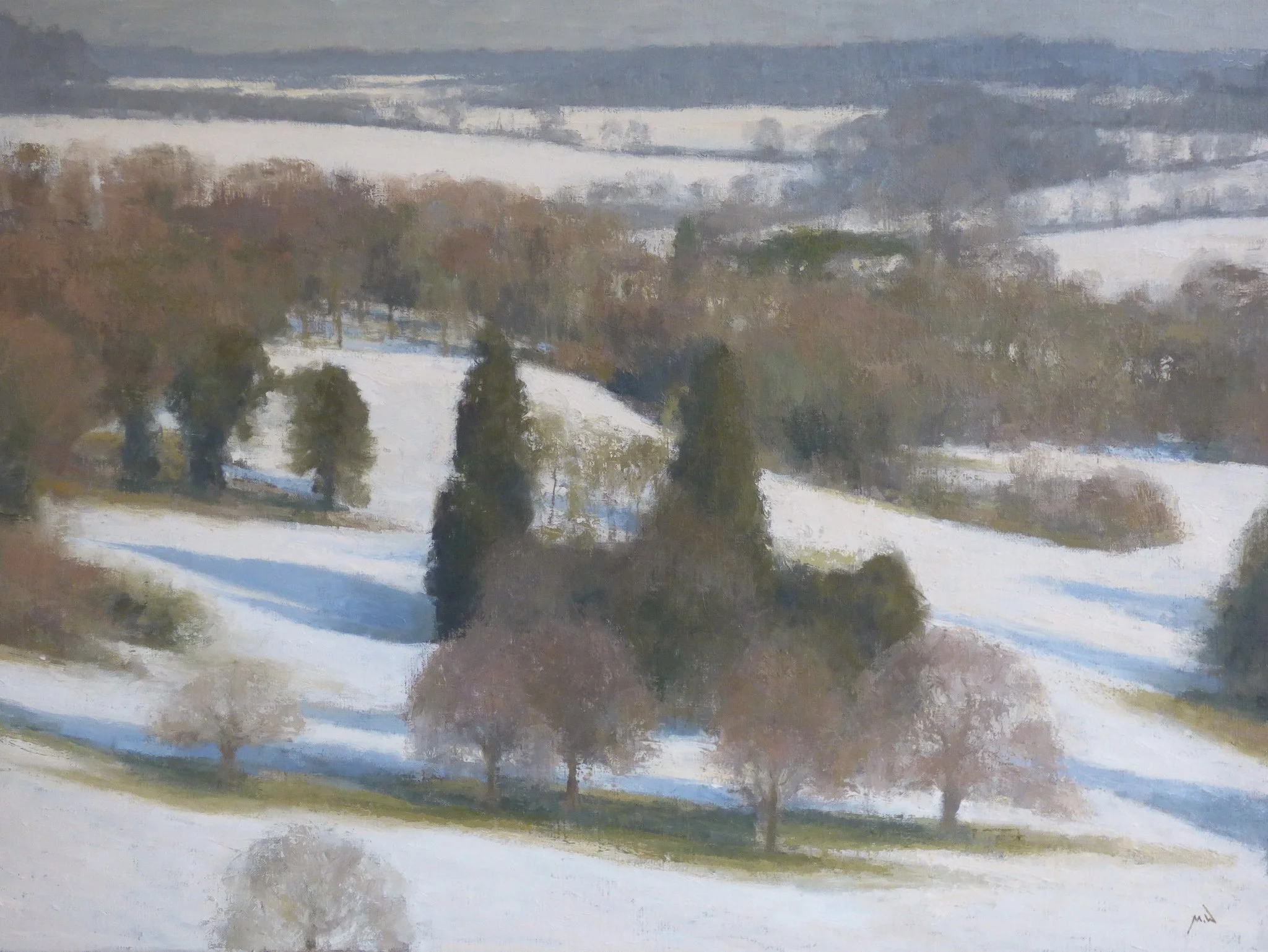 Winter Shapes - 46 x 61 cm - Oil on linen - 2025 - SOLD