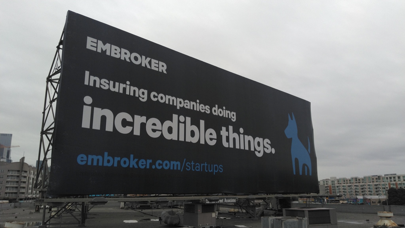 December 2019 billboard and transit signs, San Francisco.