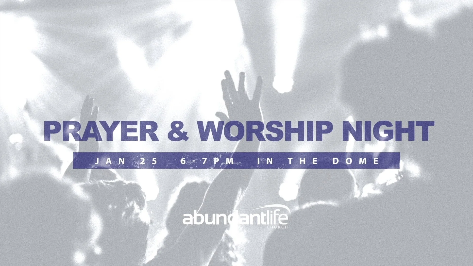Prayer and Worship Night