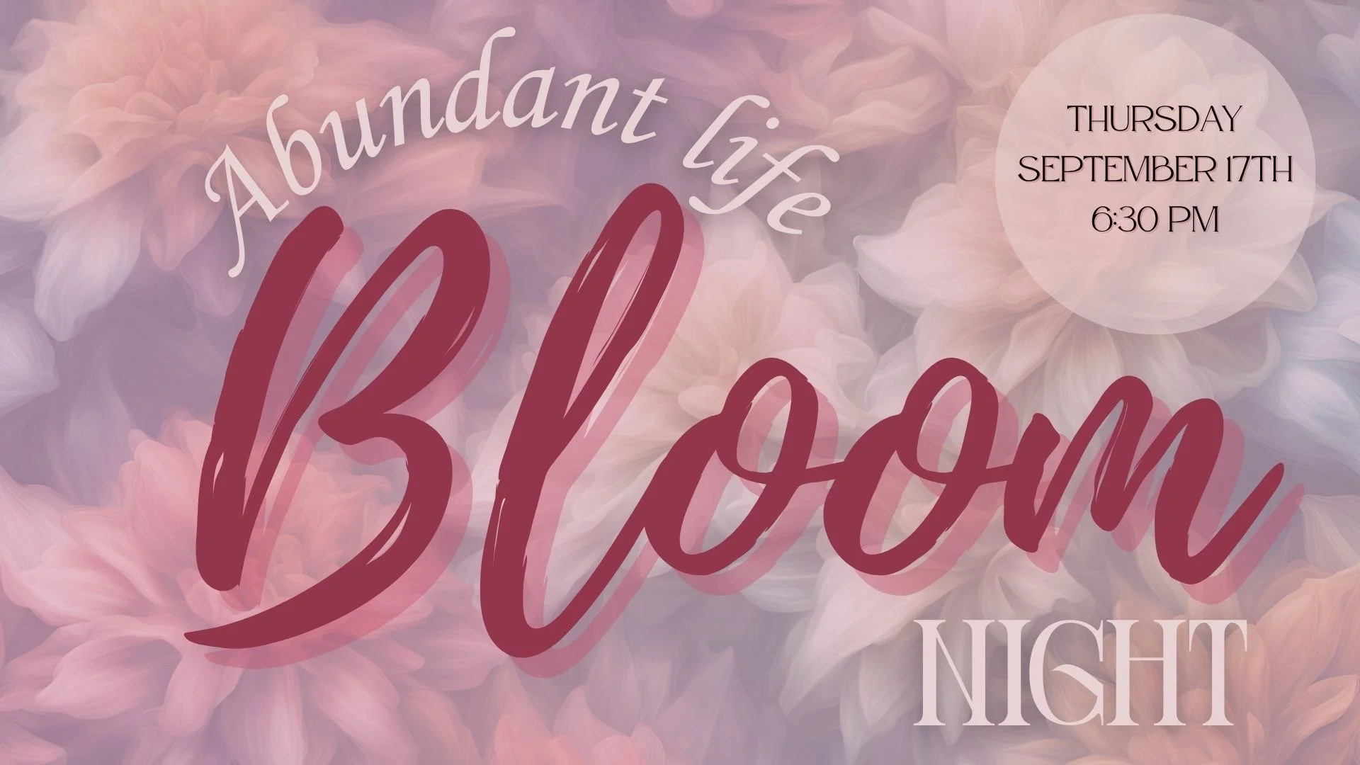 Ladies Bloom Night 