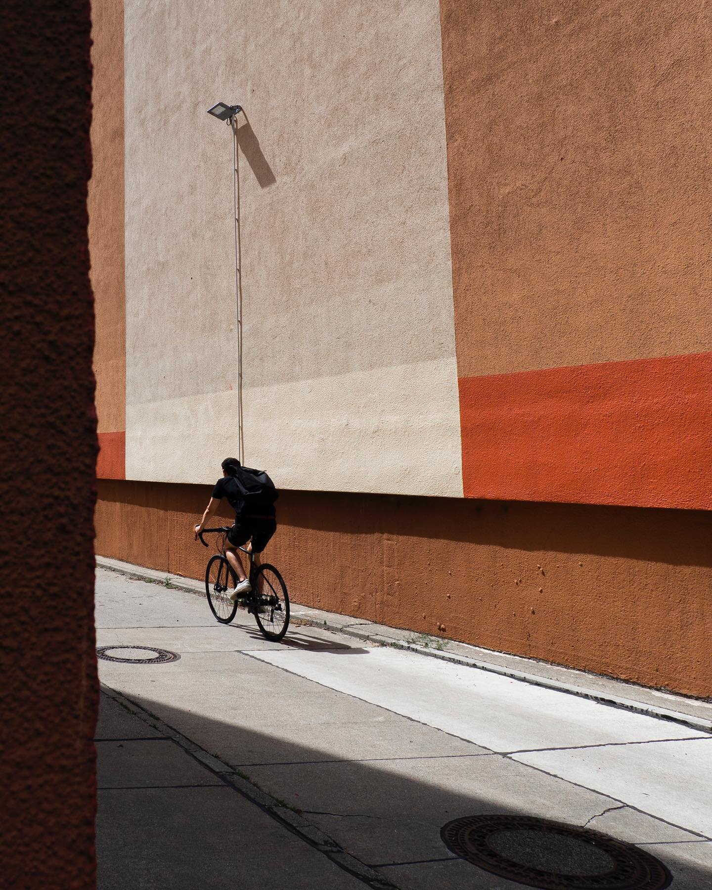 chasing light with our bicycles.
