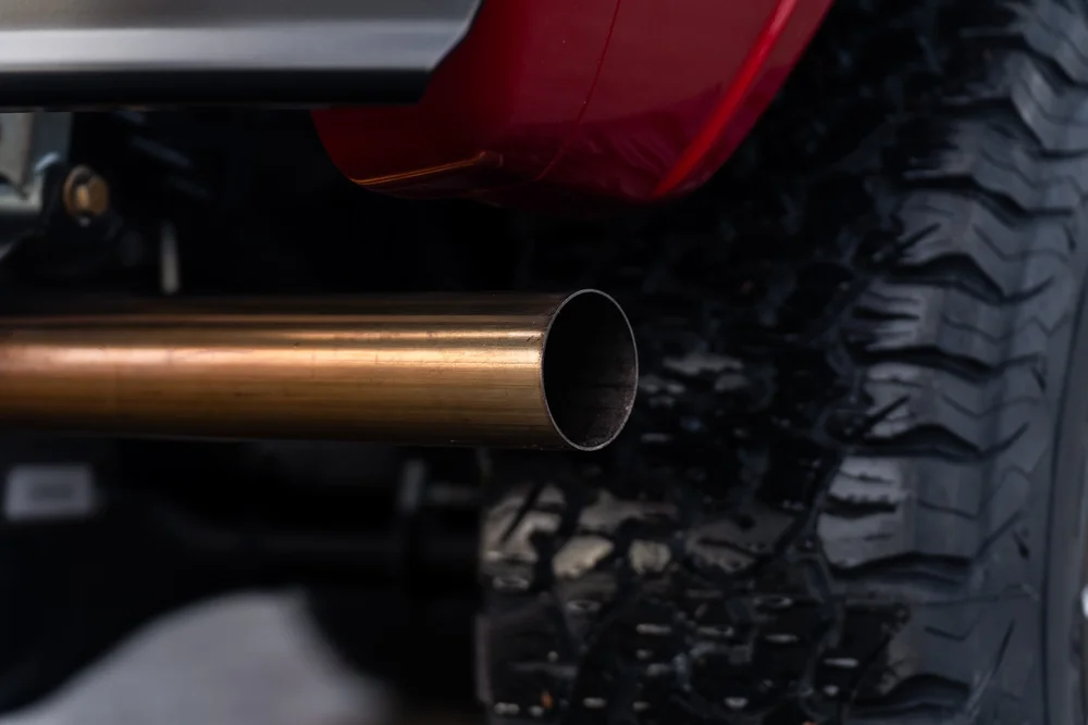 Classic Bronco exhaust details