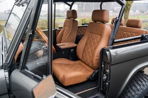 Leather front seats