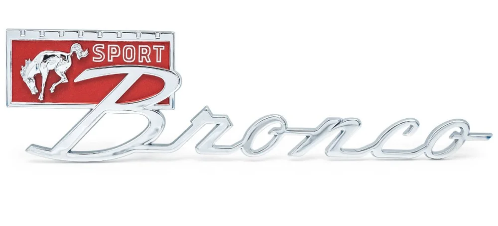 Sport fender emblem