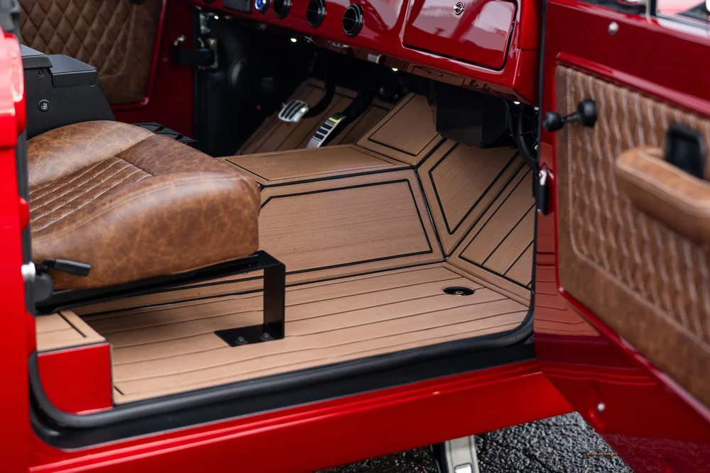 Marine flooring detail