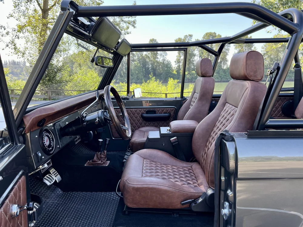 Rich Clay diamond leather