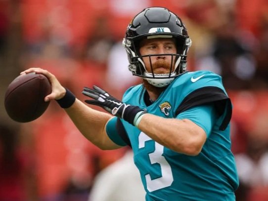 C.J. Beathard on the football field