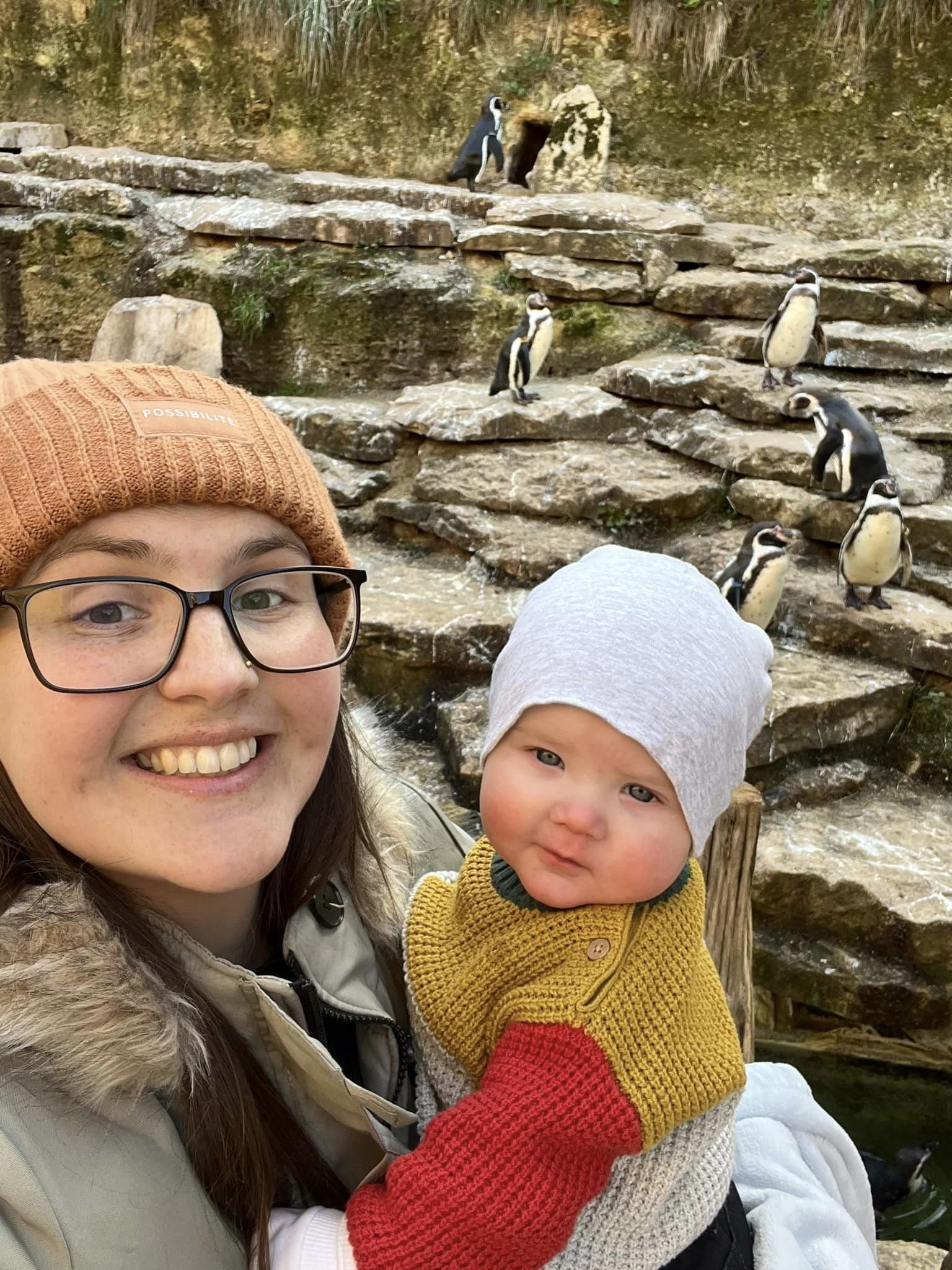 Selfie with penguins bioparc.jpg