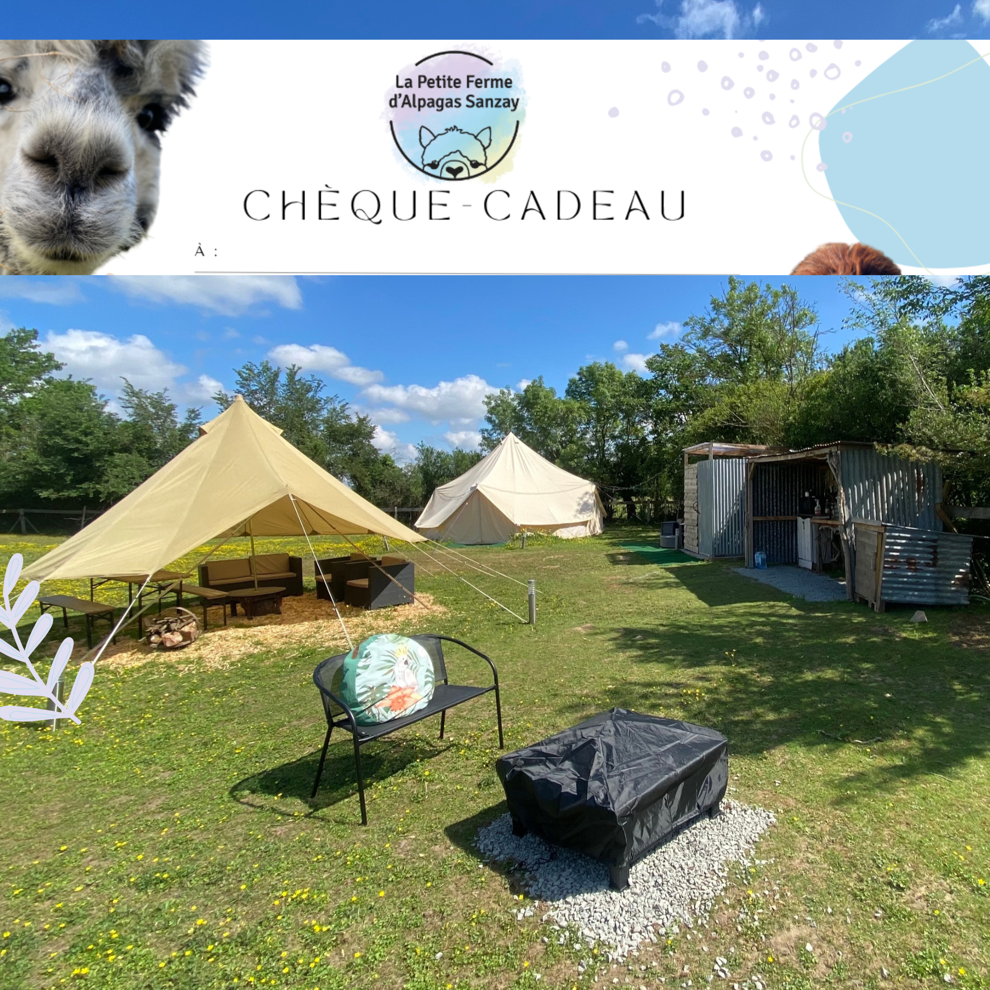 Glamping gift card