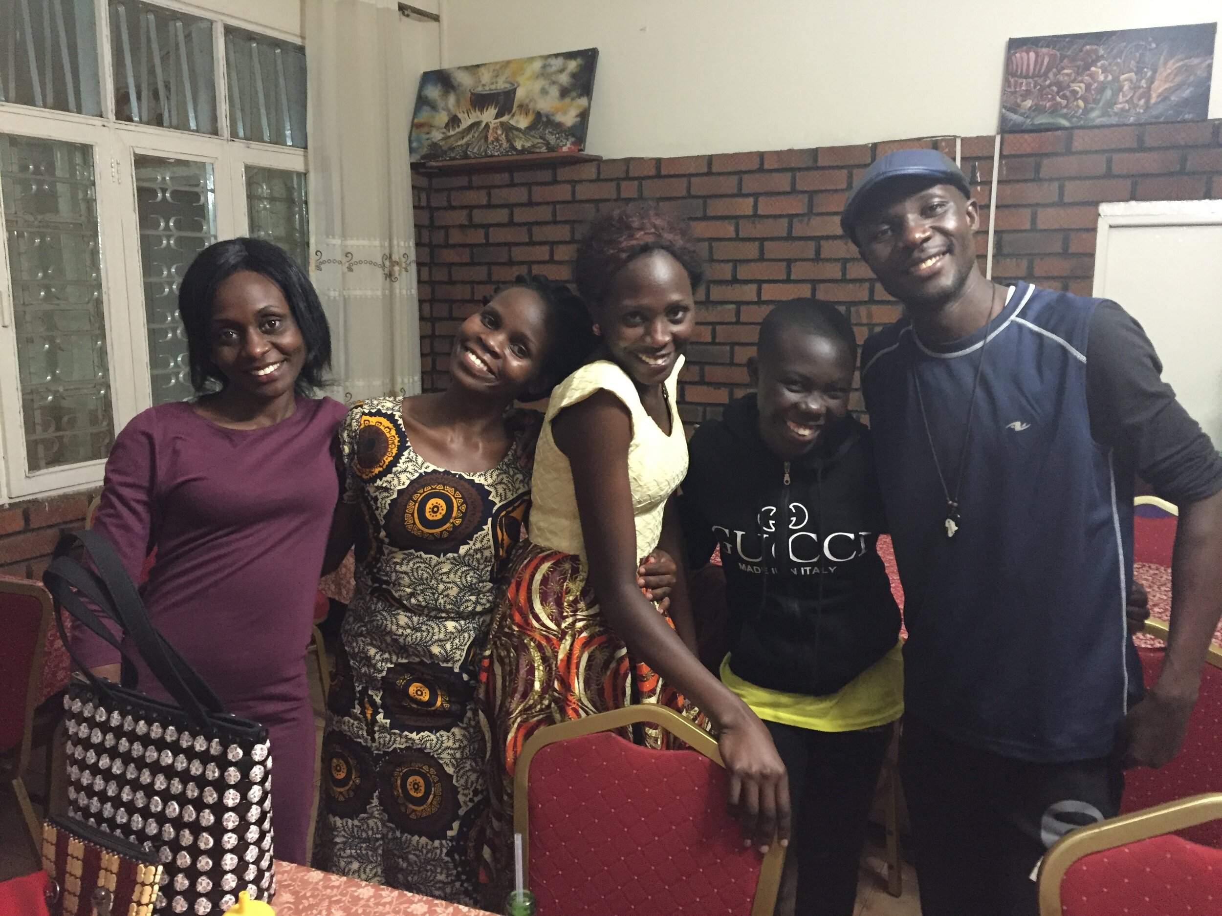 Friends in Kampala, Uganda