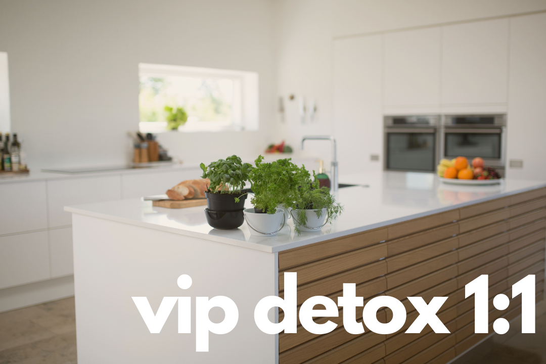 1:1 VIP Detox - Uplevel your Home, Health+ Life