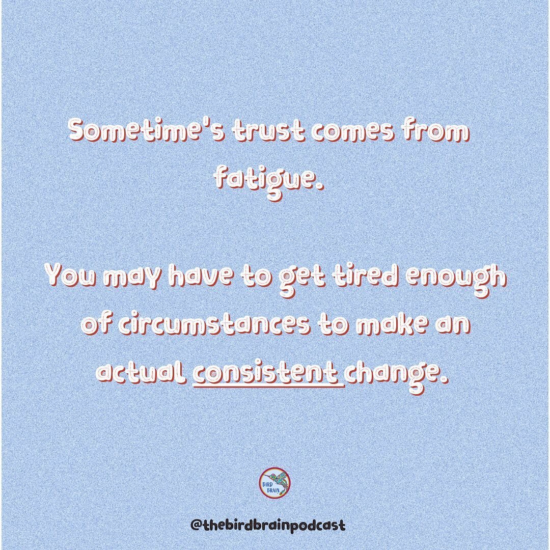 To trust yourself you may need to call yourself out and get tired of your own B.S. 

Takeflight 🙏🏾❤️

#empowerment #levelup #mindsetcoach #healthandfitness #growthmindset
