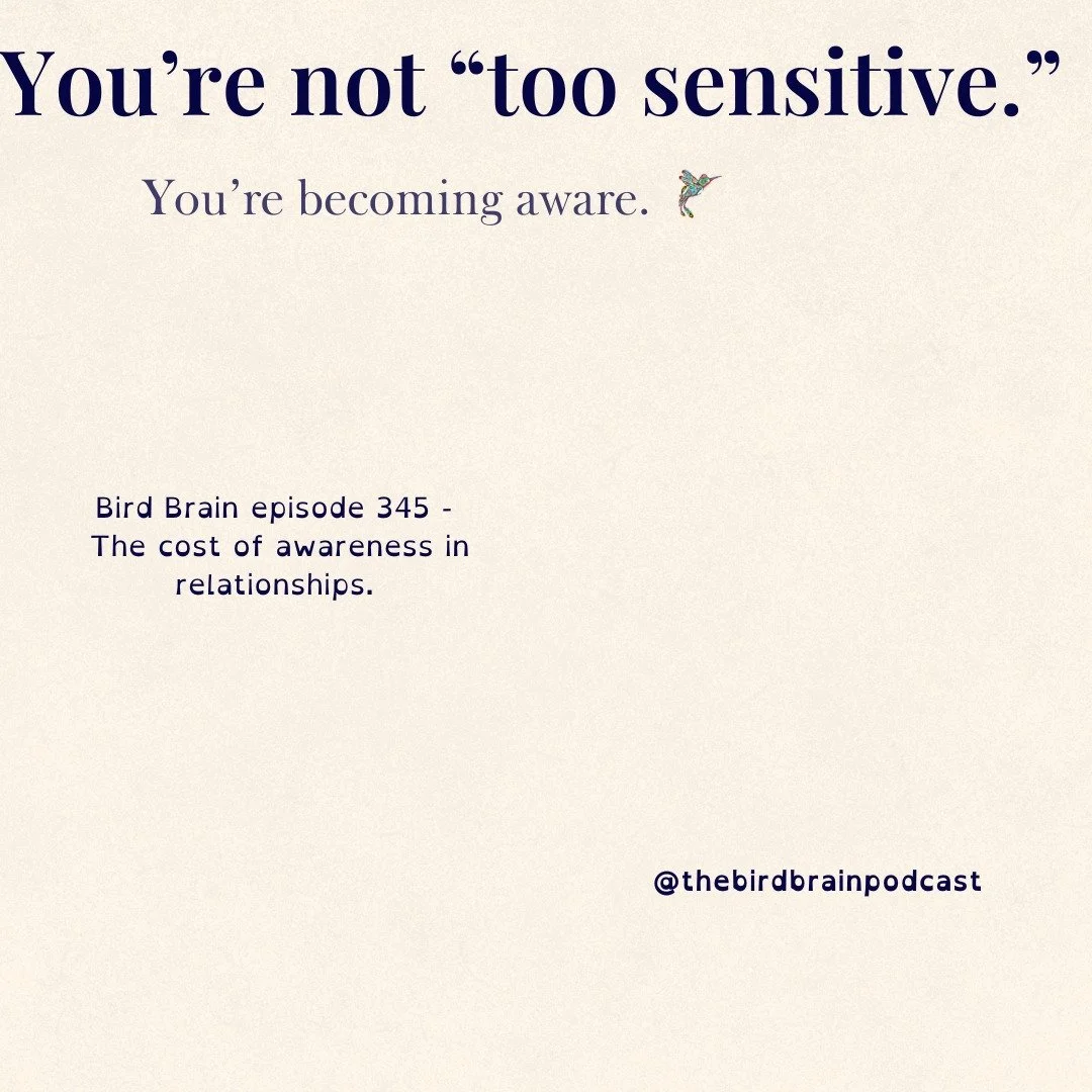 Awareness changes everything.
Especially what you&rsquo;re willing to tolerate.