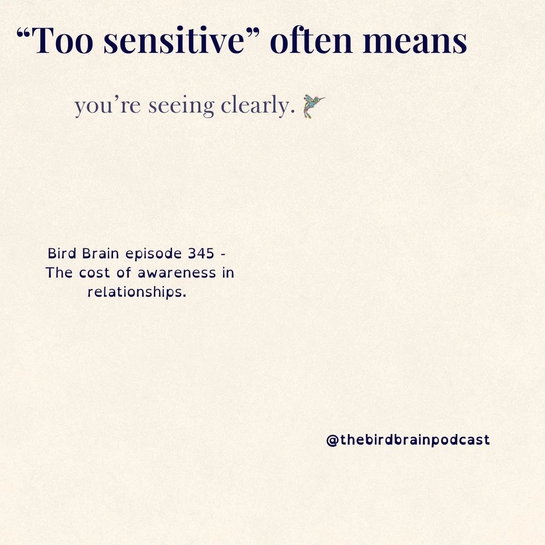It&rsquo;s not your sensitivity they have an issue with&mdash;

it&rsquo;s what your sensitivity reveals.

🎙️ Listen now

✍🏽 More on Substack