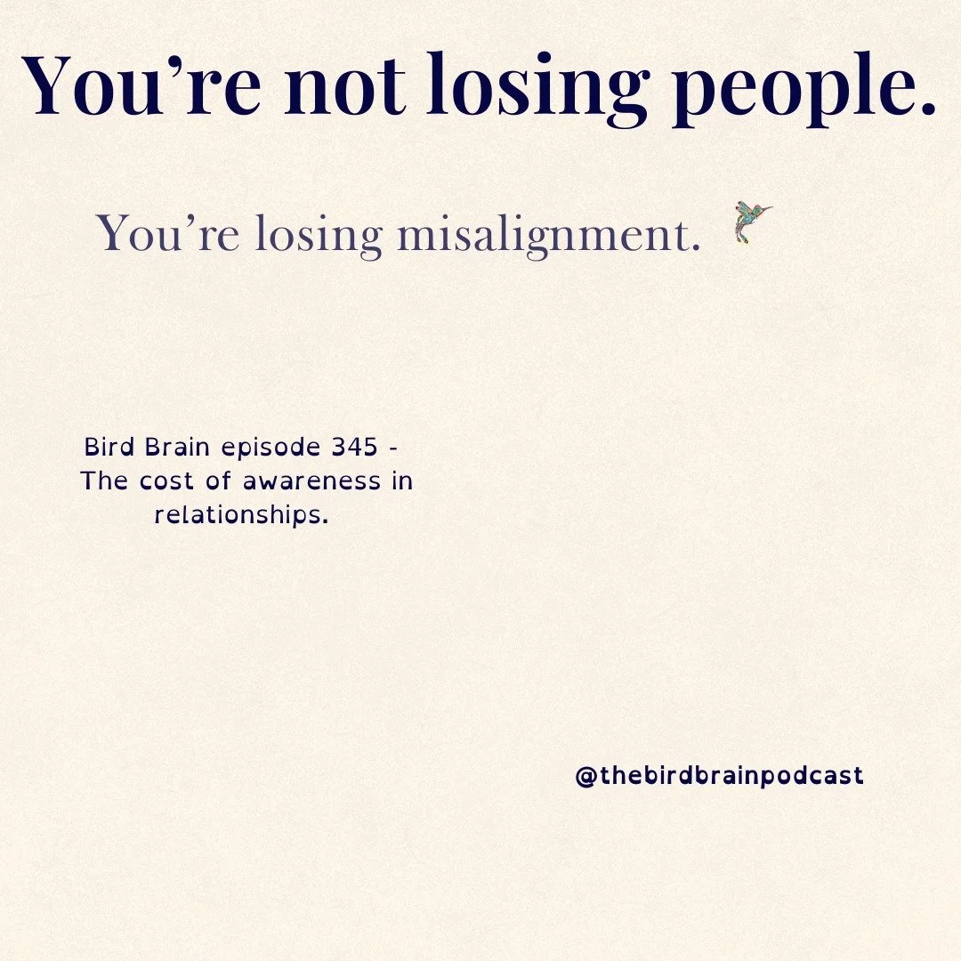 What&rsquo;s leaving your life

is what no longer fits who you&rsquo;re becoming.

🎙️ Listen to the full episode

✍🏽 Substack in bio