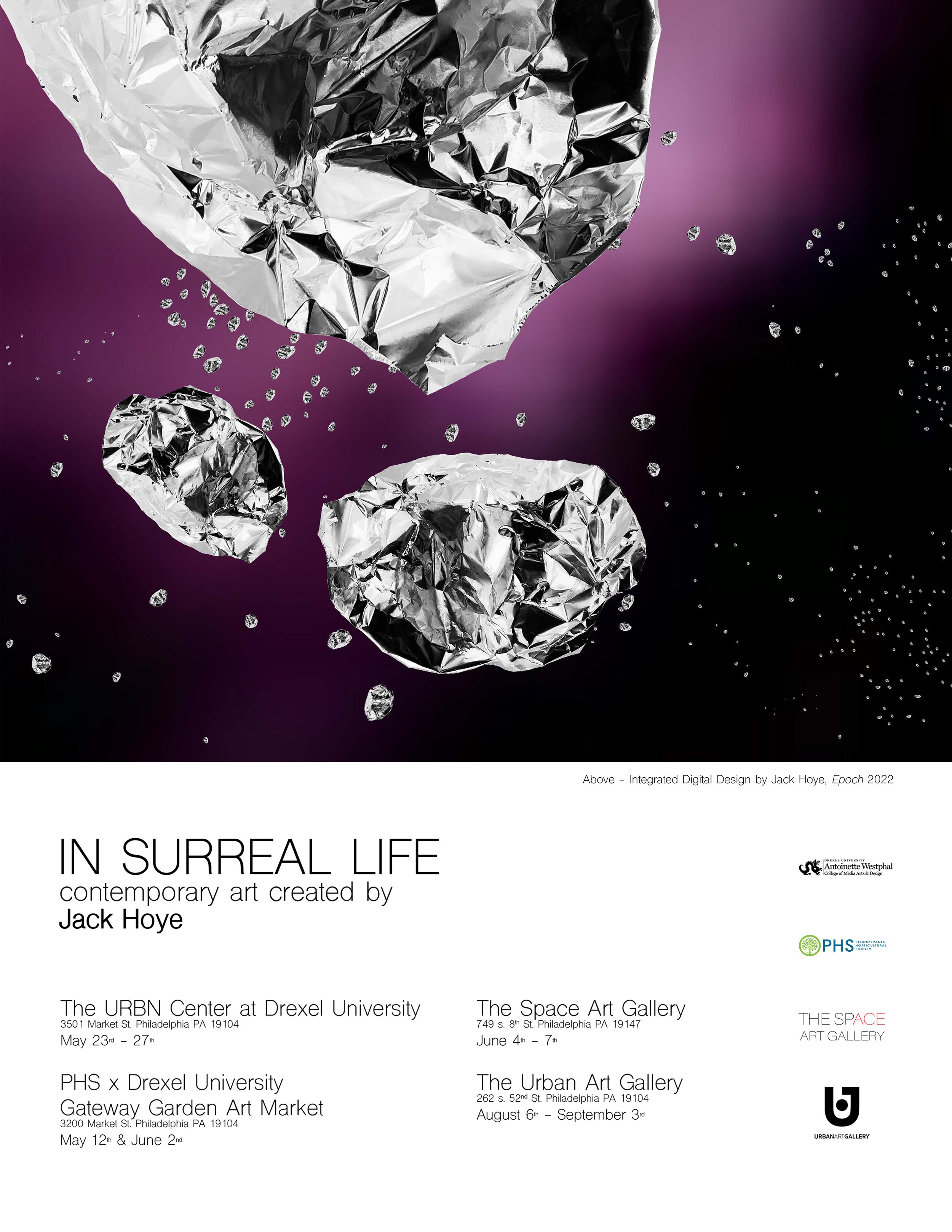"In Surreal Life," Solo Exhibition - 2022 Campaign - Promotional Graphic I.