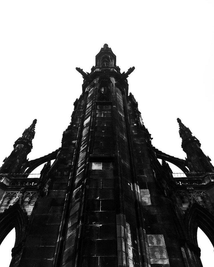 Sir Walter Scott Monument located in Edinburgh, Scotland, United Kingdom.