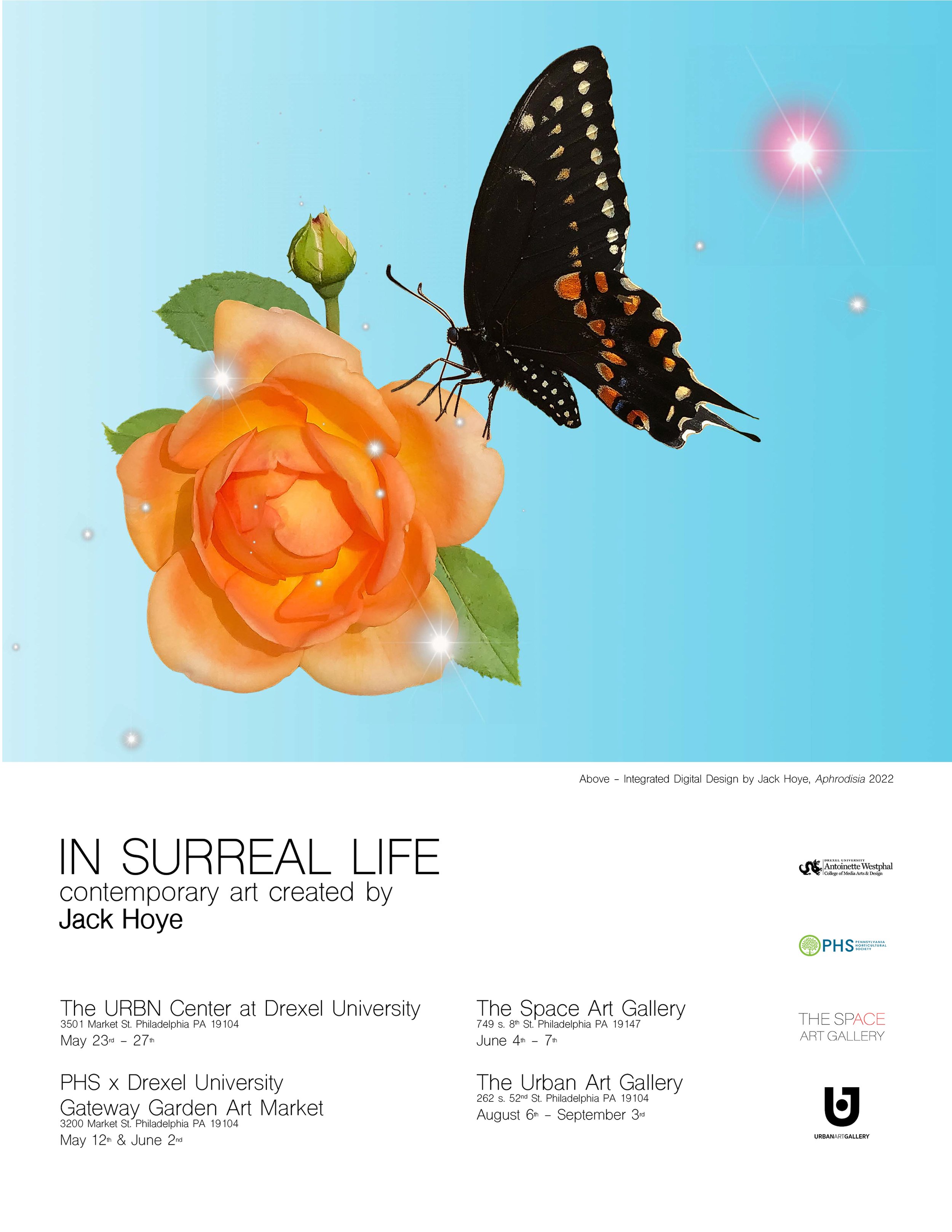 "In Surreal Life," Solo Exhibition - 2022 Campaign - Promotional Graphic III.