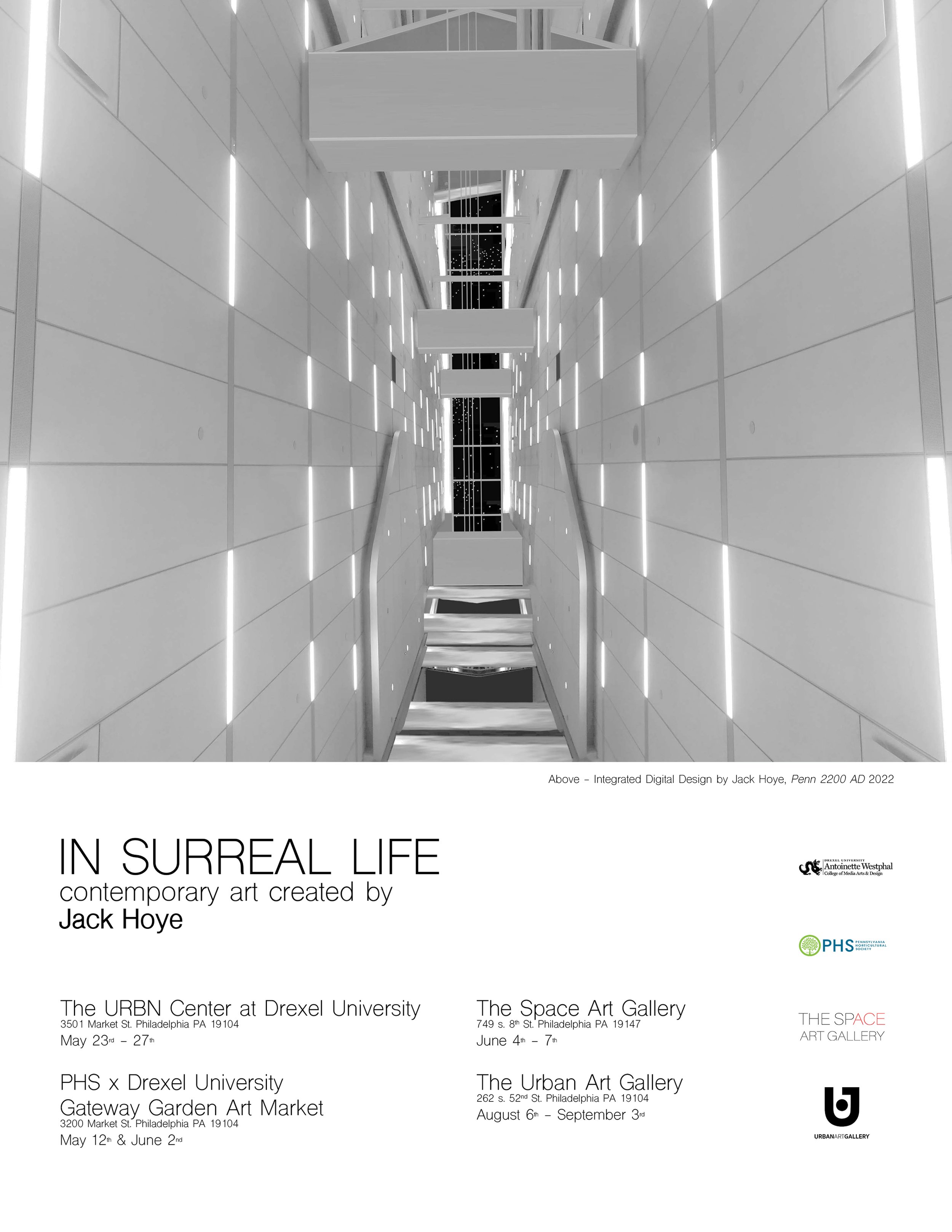 "In Surreal Life," Solo Exhibition - 2022 Campaign - Promotional Graphic II.
