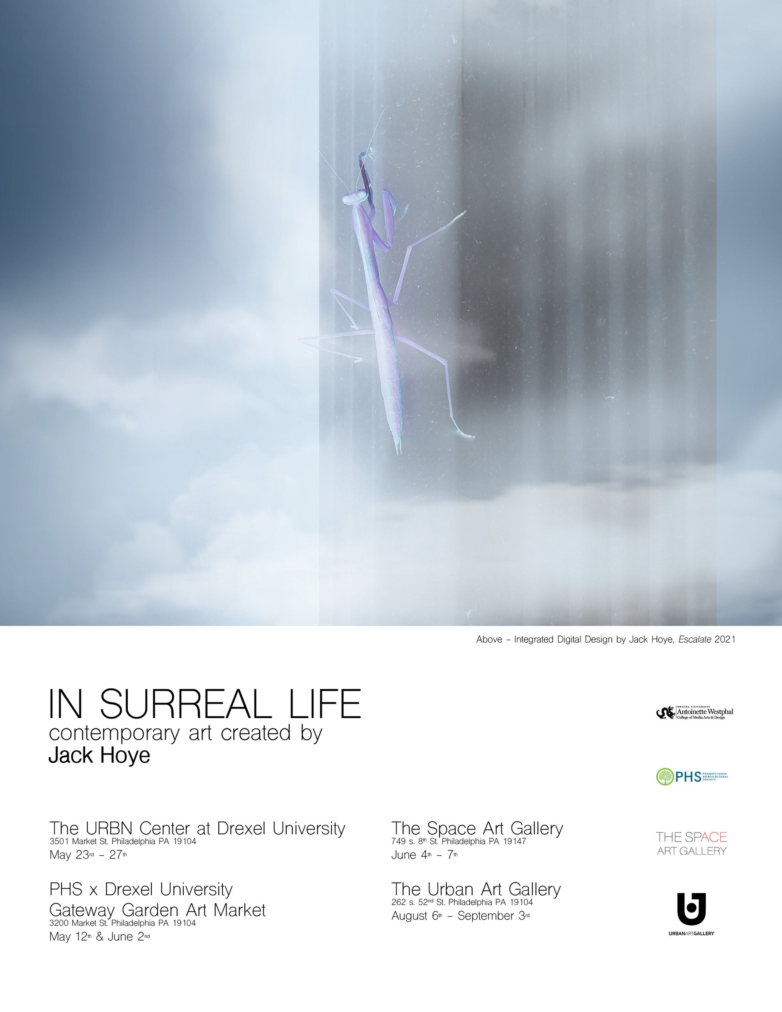 "In Surreal Life," Solo Exhibition - 2022 Campaign - Promotional Graphic V.