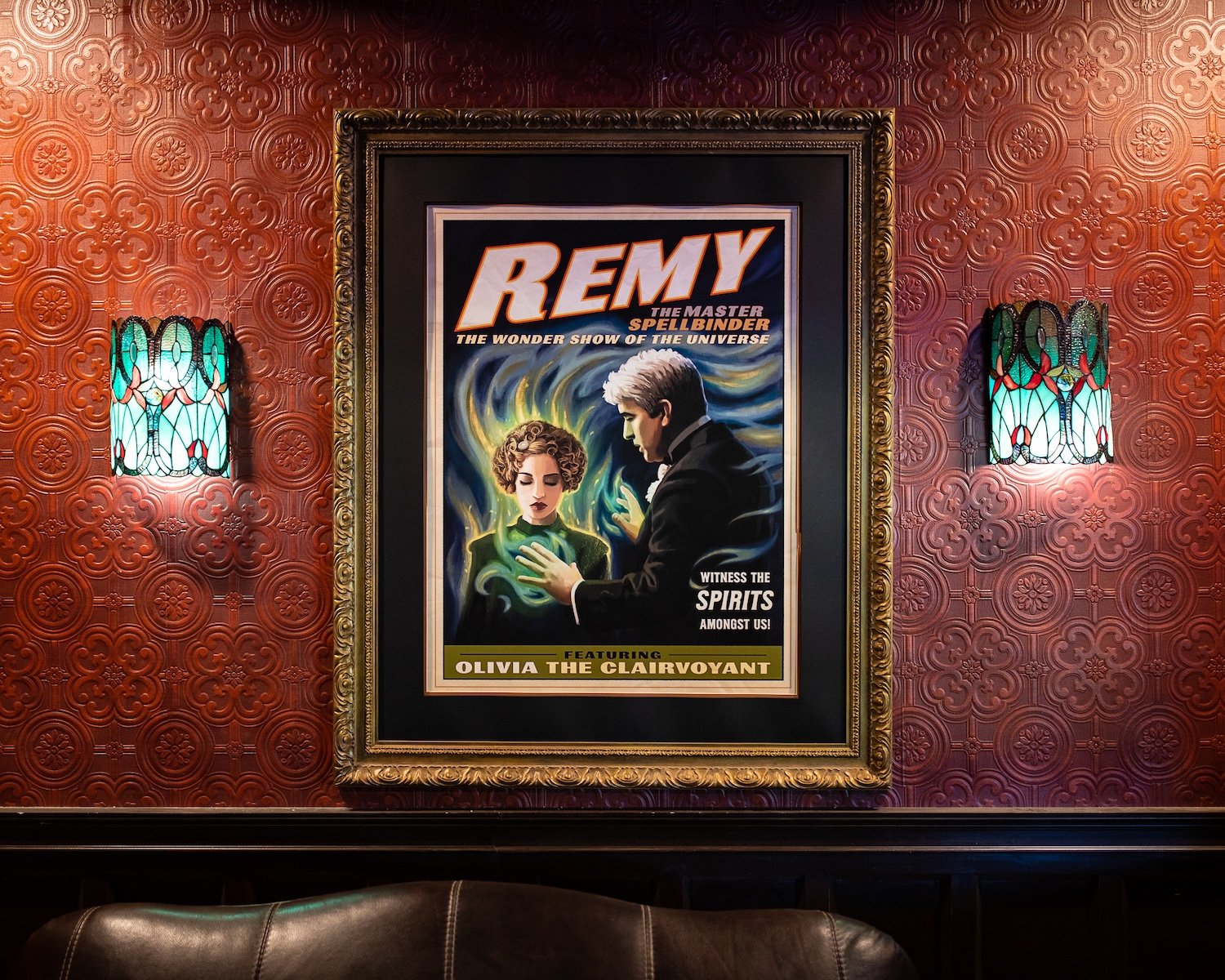 Photo of an old fashioned poster about a magician named Remy