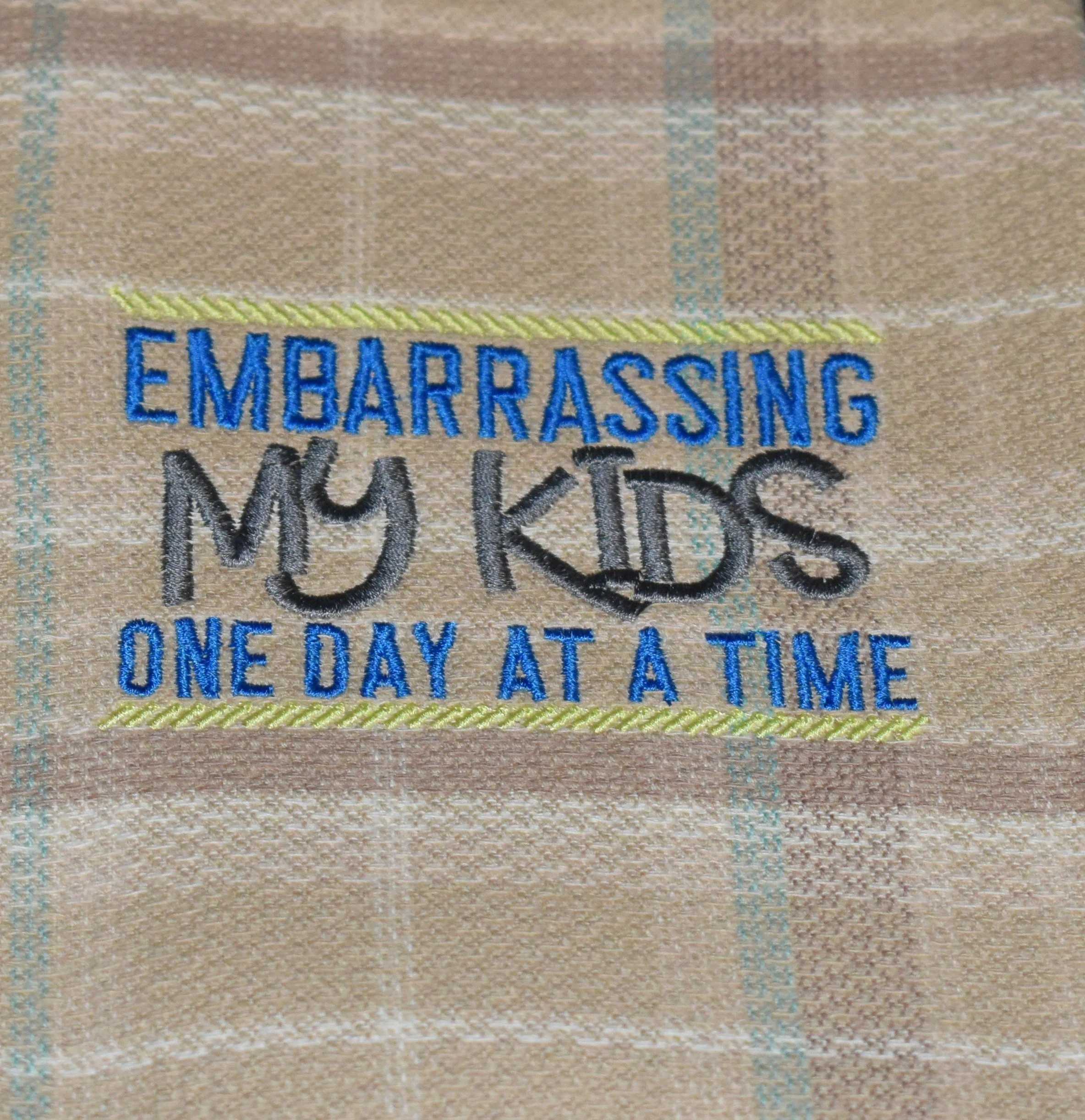 Embarrassing My Kids One Day at a Time