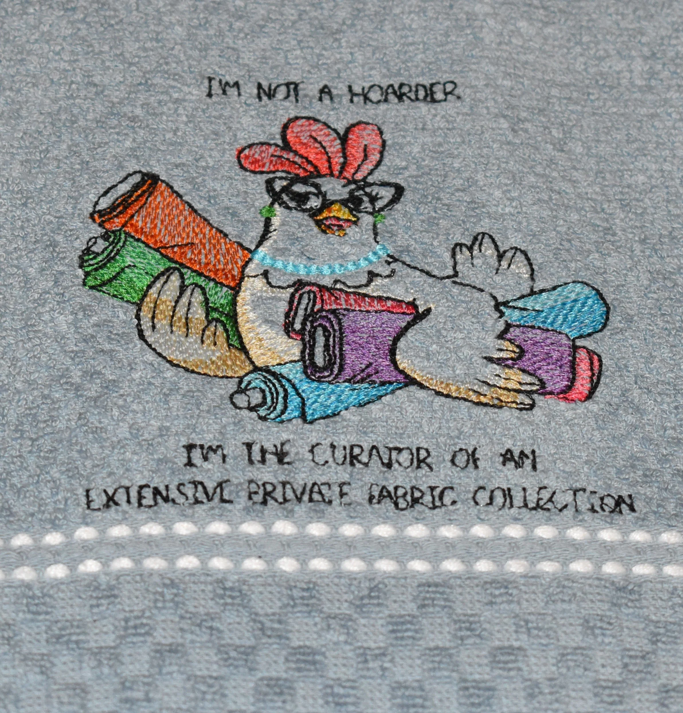 I'm not a Hoarder, I'm a Curator of an Extensive Private Fabric Collection