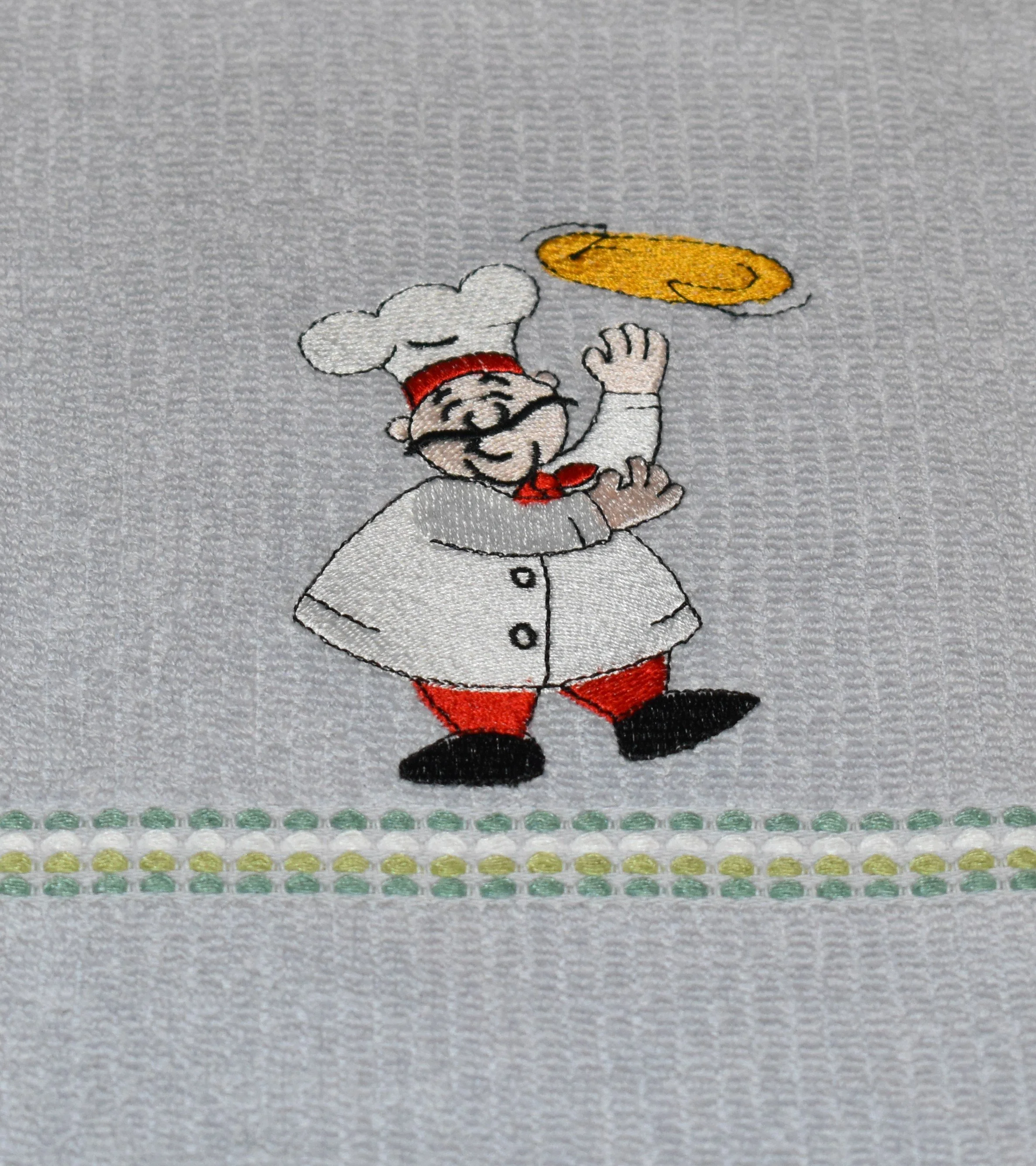 Male Chef with Pizza Pie