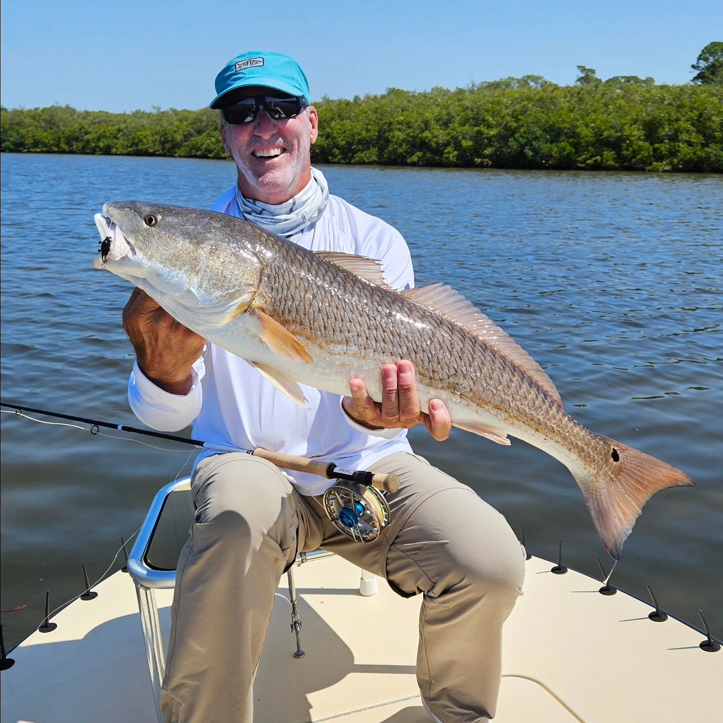 Bob had a some good fishing the past few days with plenty of #redfish action. Tarpon time soon!