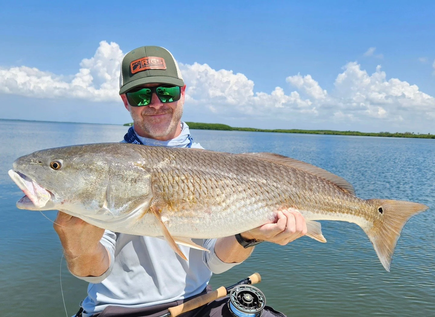 @keystonestateflyfishing with his first #redfishonfly 
#tarponszn