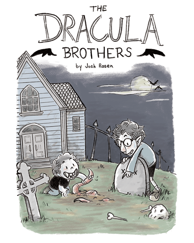  Concept art for “Dracula Brothers” animation pitch. (c) Josh Rosen 2020 