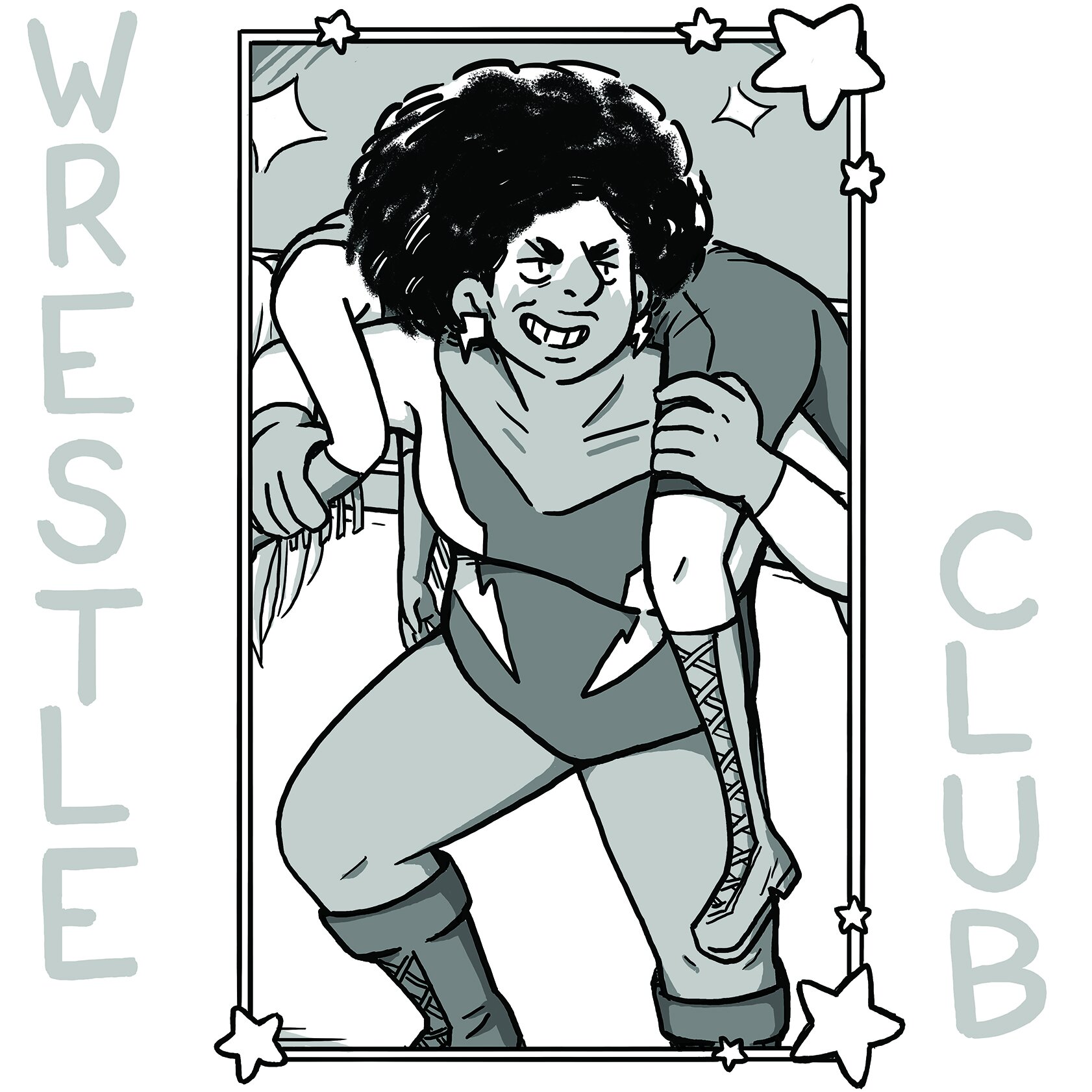  Excerpt from “Wrestle Club” zine, 2018 