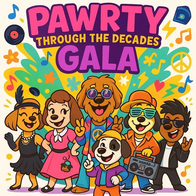Pawrty Through the Decades Gala