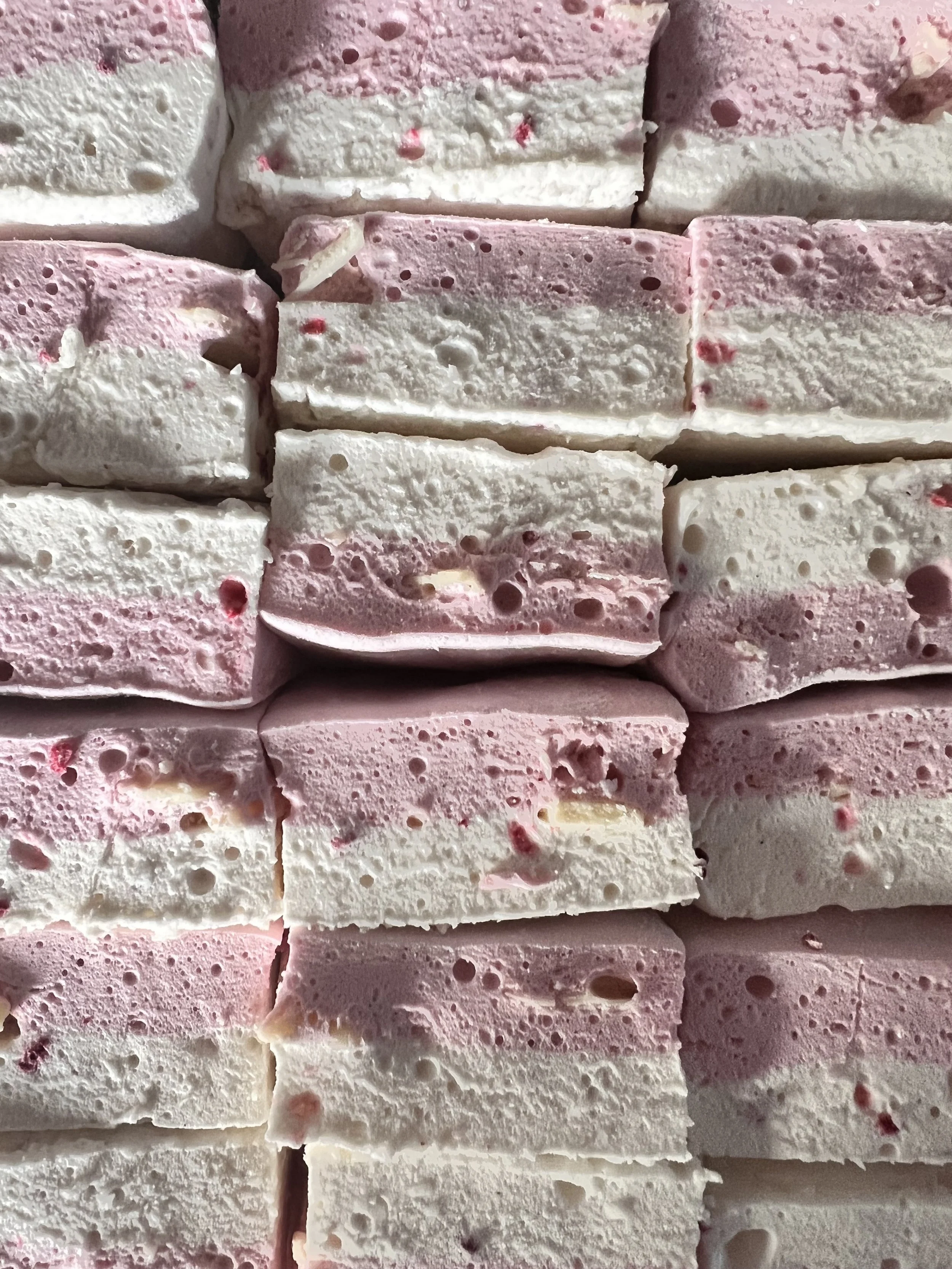 Jumbo Raspberry and White Chocolate Marshmallows (4 pack)