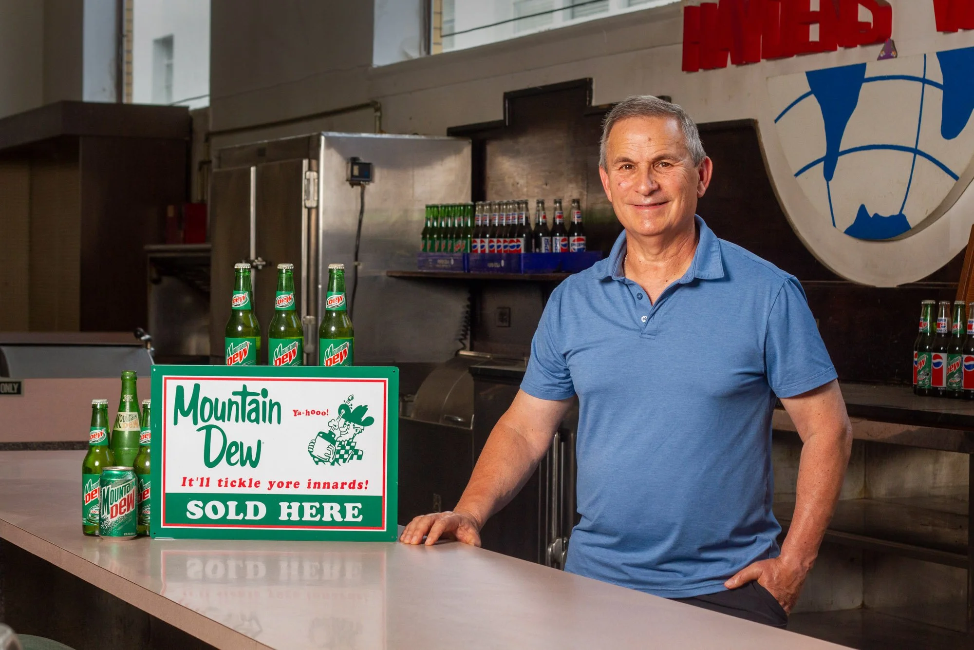 Photographing Joe Ellis for Virginia Business in Marion, VA
