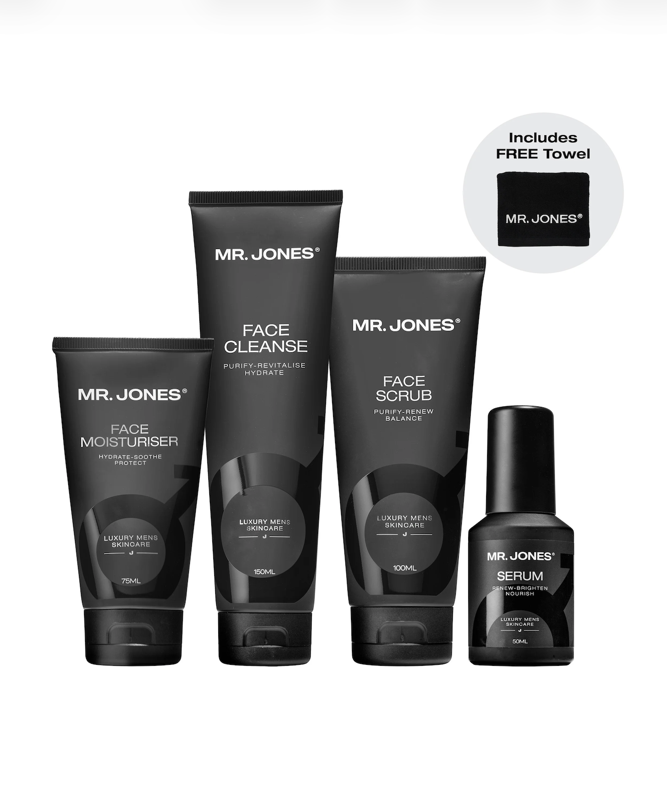 Mr jones Skincare Set The Face Pack - Mens Face Skincare Set