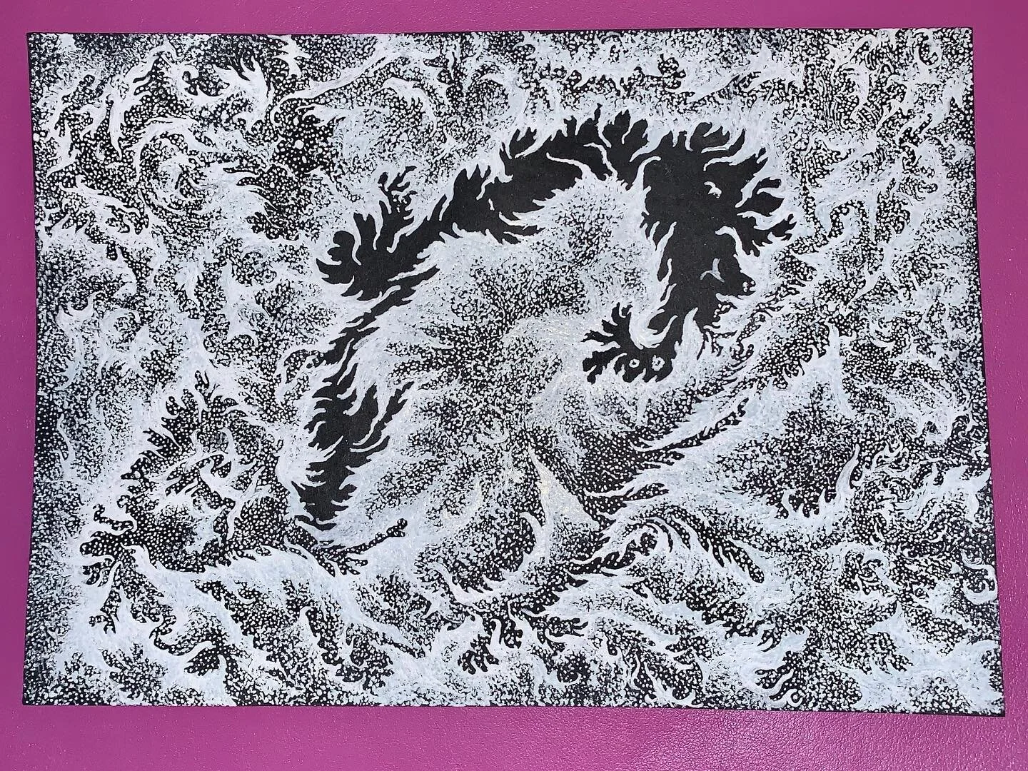 A Rush. 
&bull;
&bull;
&bull;
&bull;
#stippling #pen #ink #gellyroll #uniball #dcartist #blackartist