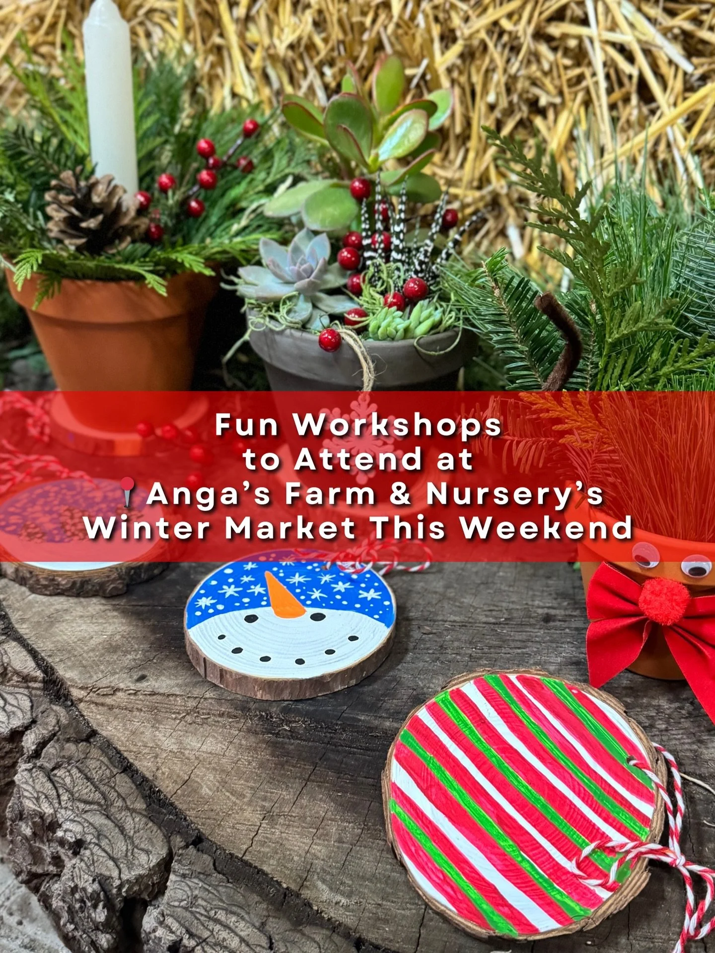 Did you know we&rsquo;re hosting live workshops during our Winter Market? 🎅  Just like last year, we&rsquo;re bringing back some favourites, plus a few exciting new ones! ❄️✨

When you RSVP for the Winter Market, be sure to scroll down the page and 