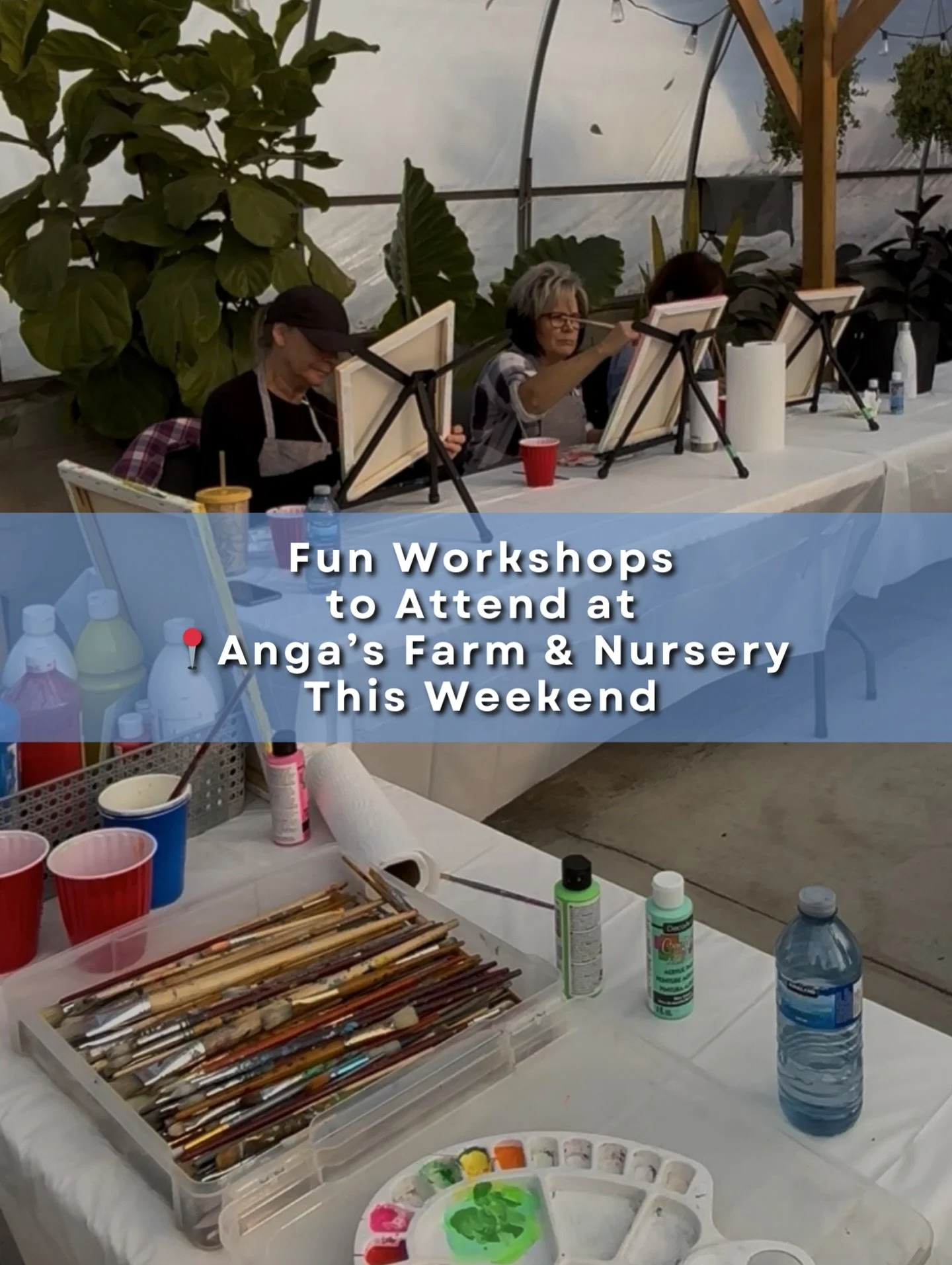 WORKSHOPS THIS WEEKEND ✨

🎨 Painting the Night Sky
🗓️ Saturday, January 31 | 10 AM
Join us for a relaxing, creative morning and paint your own dreamy night sky (no experience needed!) If you were thinking about signing up before, this might be your