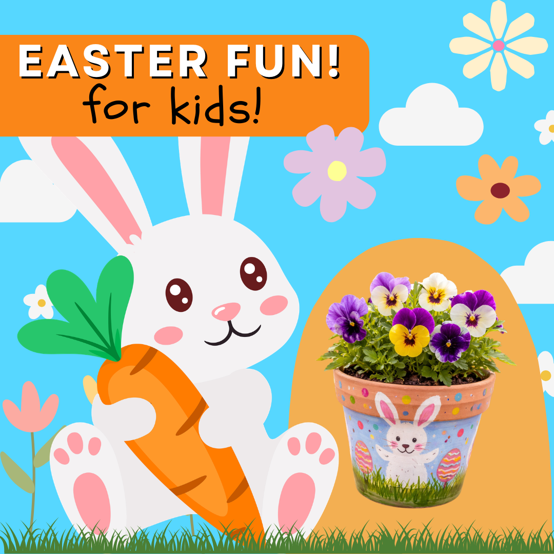 Easter Pots &amp; Blooms: Kid’s Drop-In Workshop