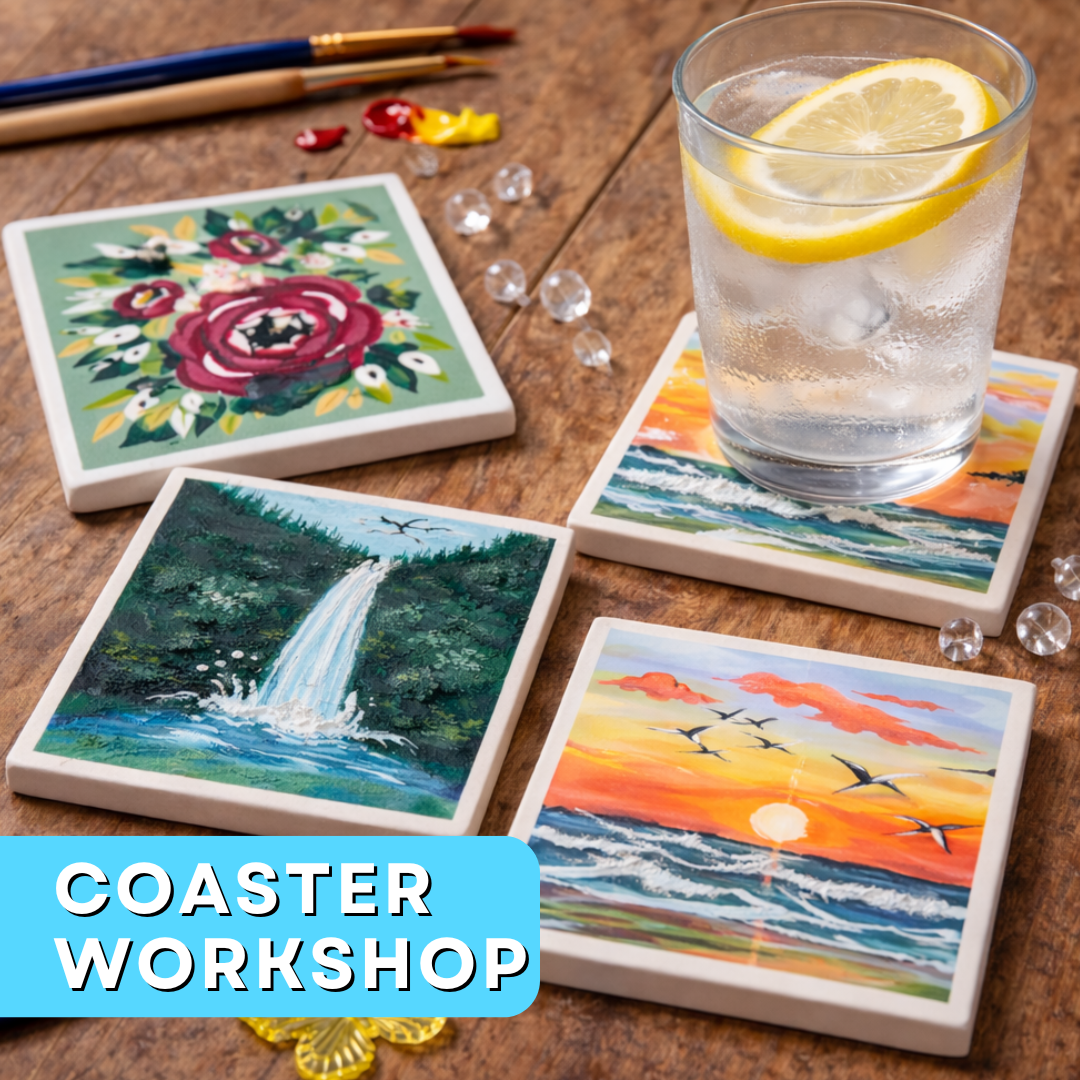 Sip, Paint &amp; Create: Coaster Workshop
