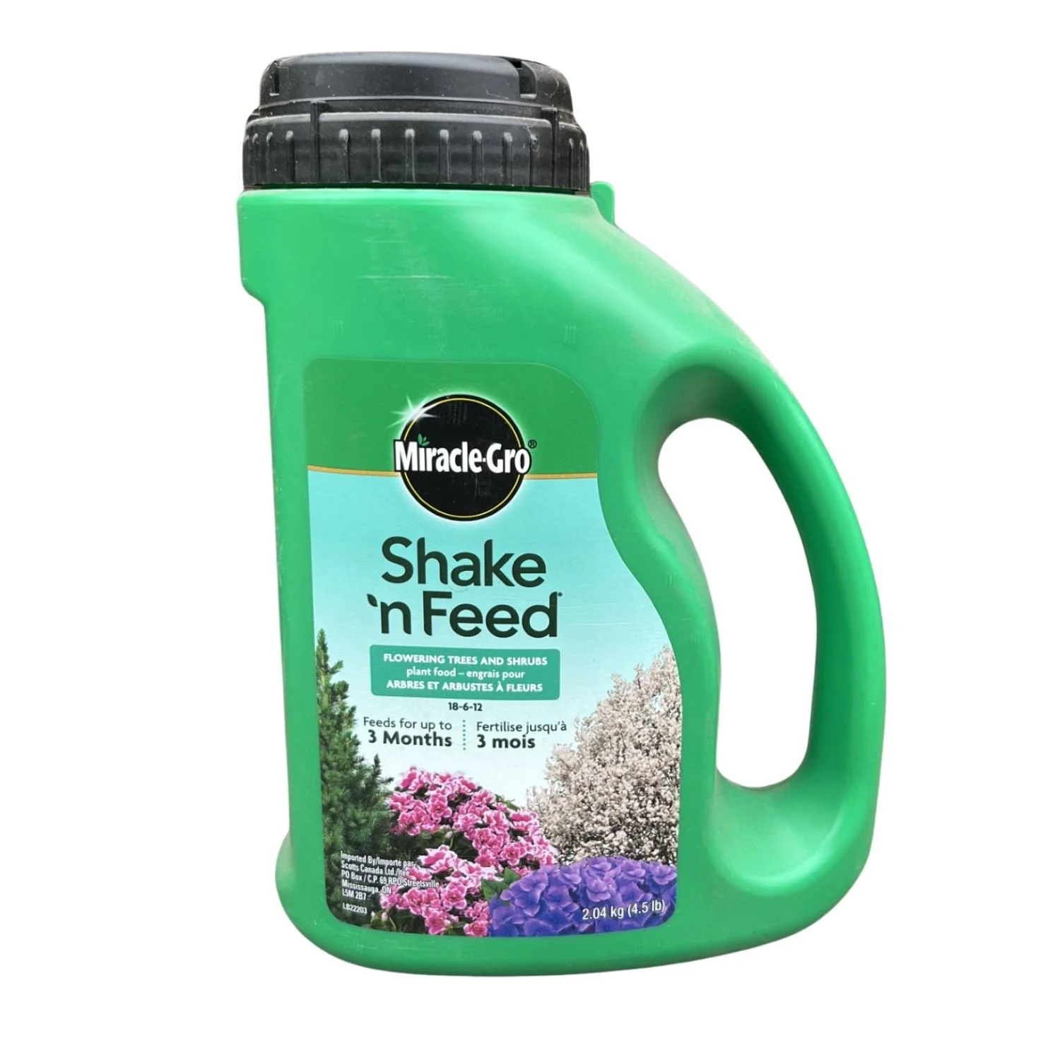 Miracle-Gro Shake N Feed Flowering Trees & Shrubs Plant Fertilizer 18-6-12 2.04kg